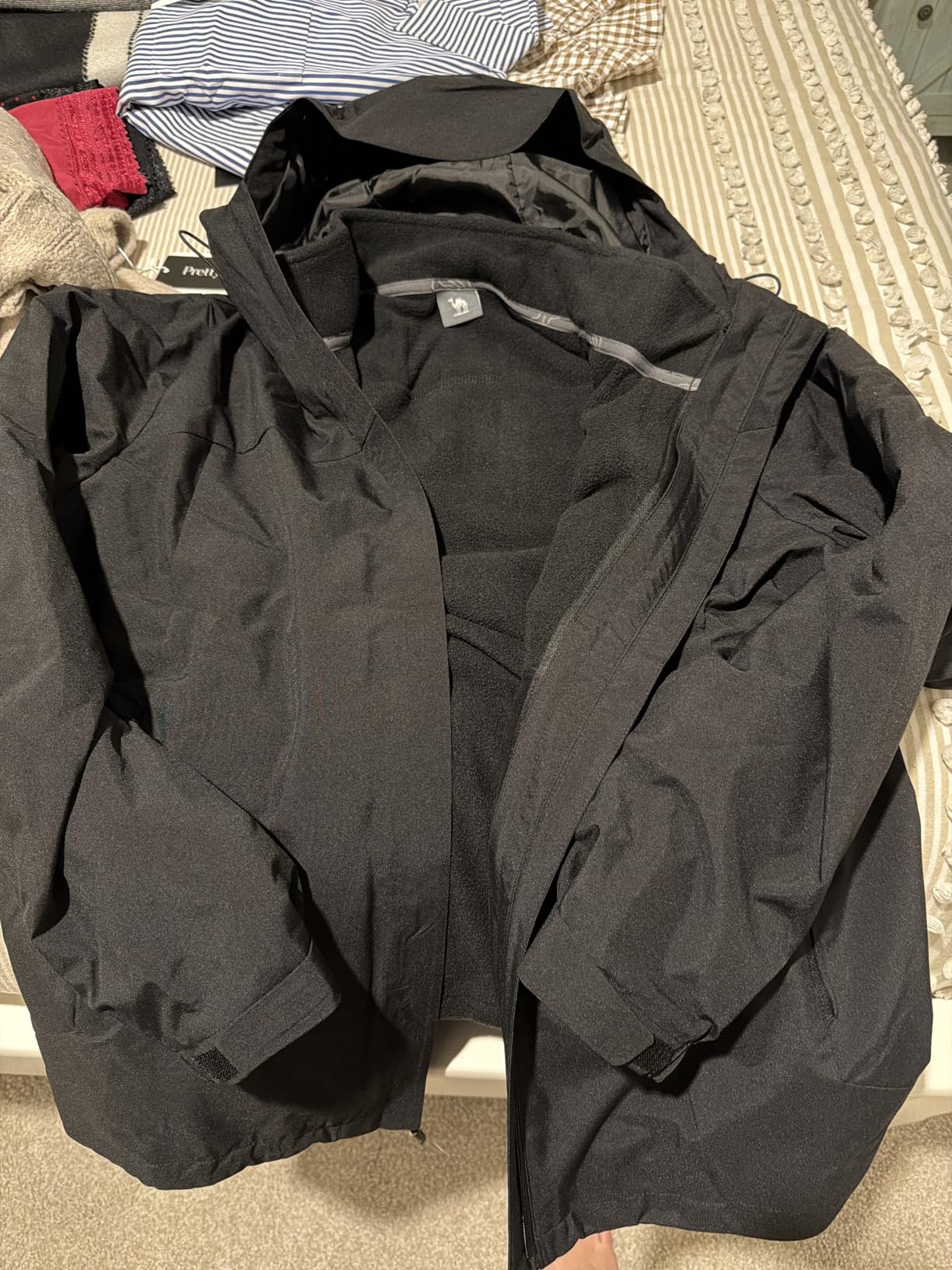 Women's Ski Jacket Waterproof 3 in 1 Winter Coat with Fleece Inner Warm Windproof For Snow Outdoor Hiking customer photo 1