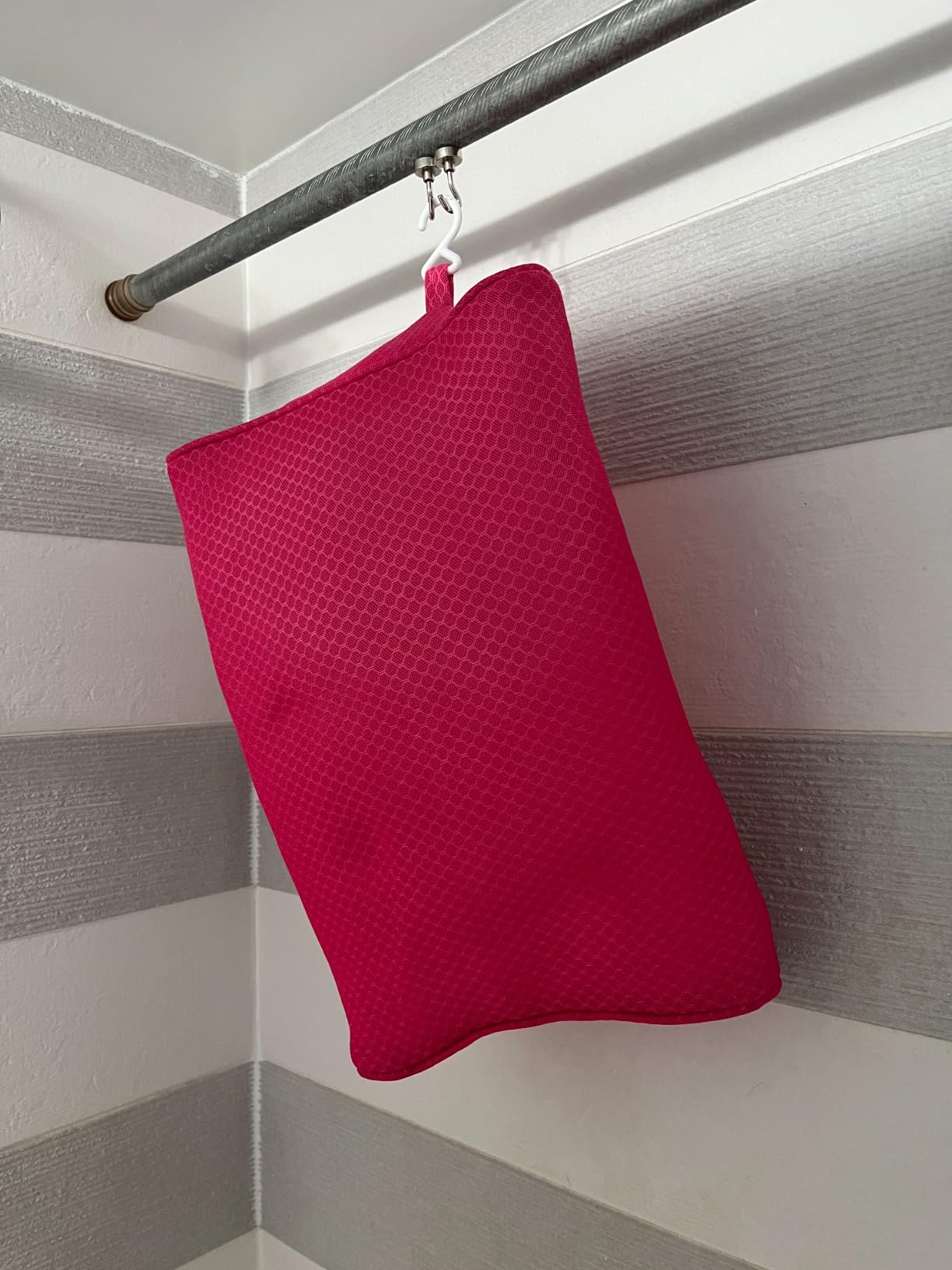 Shower Seat Cushion, Shower Chair Cushion for Transfer Benches in Bathtub, Cushion for Sauna, 3D Mesh Pad with Hook, Slip-Resistant, Design for Elderly, Senior, Handicap Disabled customer photo 1