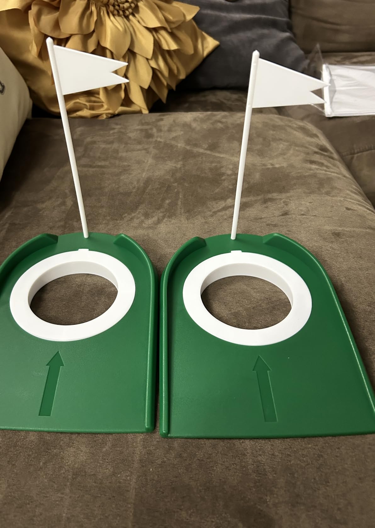 Wekin Golf Putting Green, 5x10ft Thickening Professional Large Golf Putting Mat with Realistic Turf for Indoor & Outdoor, Golf Game Practice Equipment customer photo 2