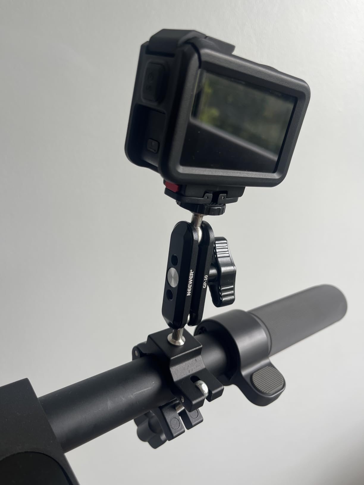Neewer Action Camera Pole Mount with Two 360 Degree Ball Heads 1/4