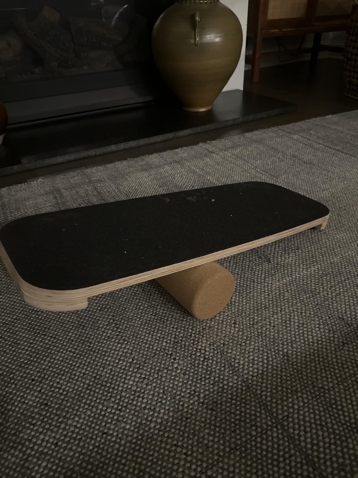 Balance Board trainer for Adults Kids, Hockey snowboard wobble board, 450Lbs remarkable core trainer made of wood/Less Plastic customer photo 2