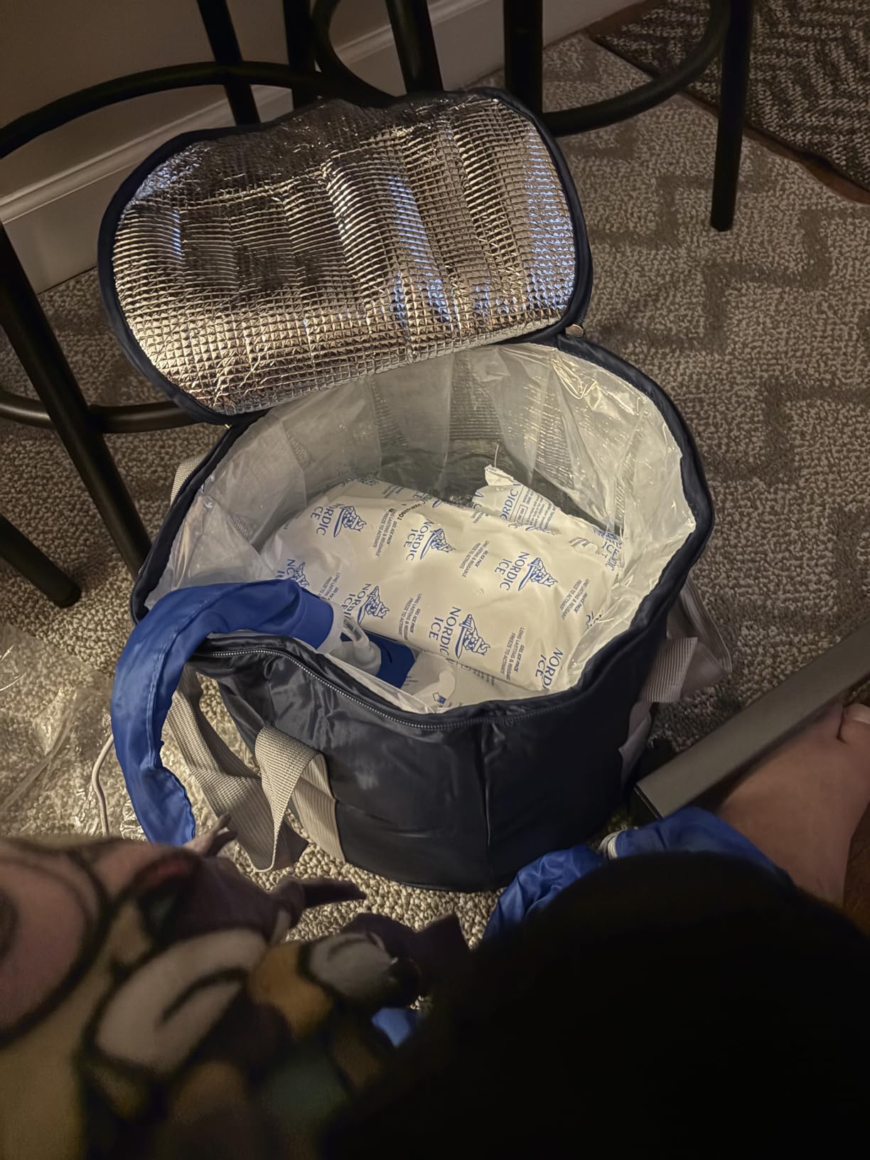 Inmoredo Cold Therapy Machine, Programable Ice Therapy Machine, for Knee Replacement, Post-Surgery Recovery, ACL, Pain Relief, for Sports Injuries, Sprains, Reduce Swelling, Knee Pad customer photo 2
