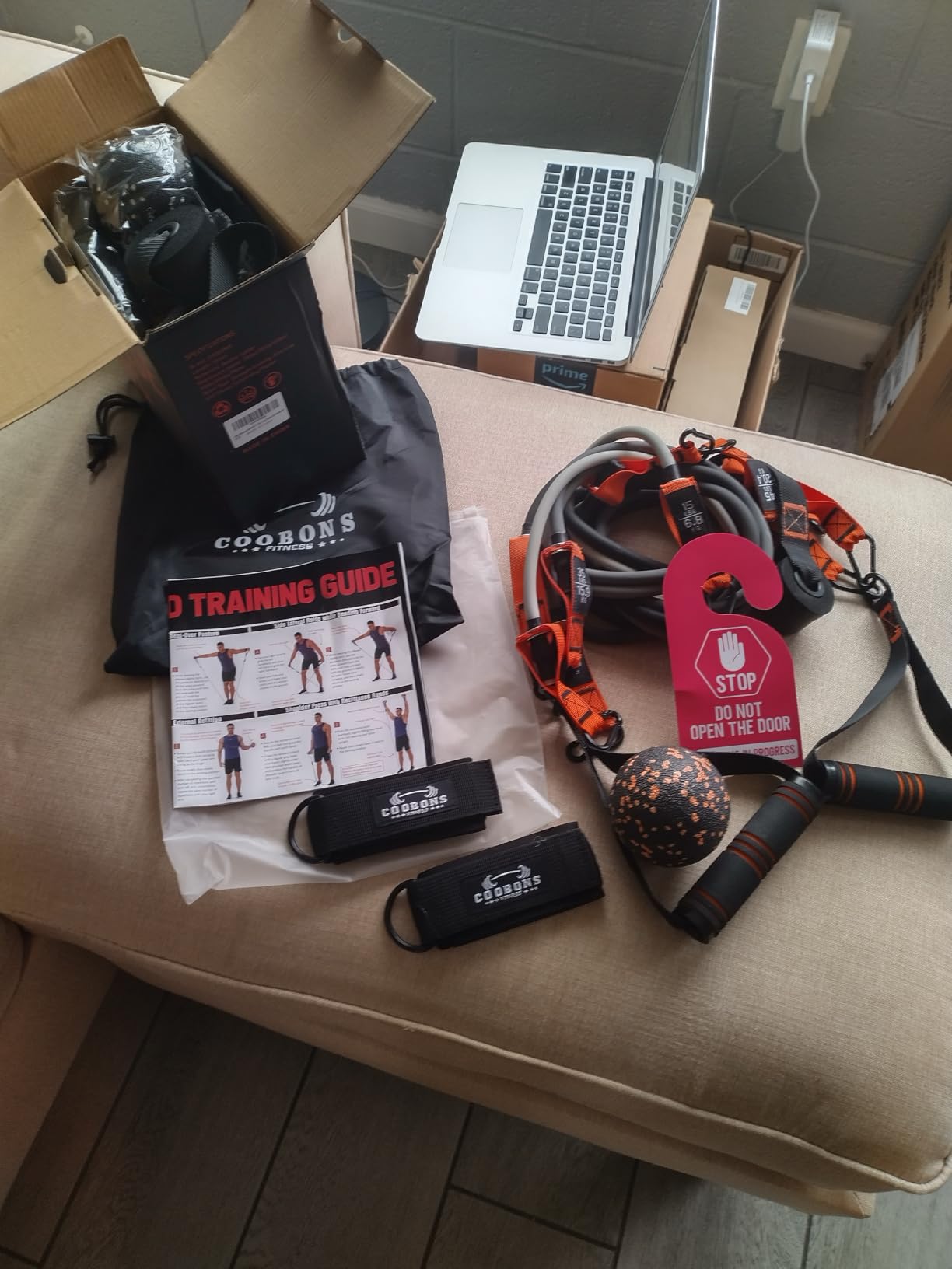 Heavy Resistance Bands for Working Out - 300LBS Exercise Bands with Handles, Workout Bands for Men customer photo 1