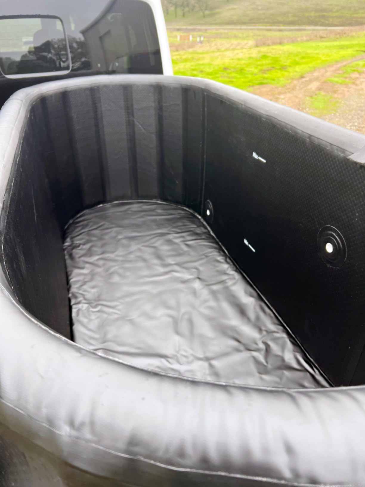 Inflatable Cold Plunge Tub - XL, Black - 150 Gallon Ice Bath - Chiller Compatible - Inflatable customer photo 2