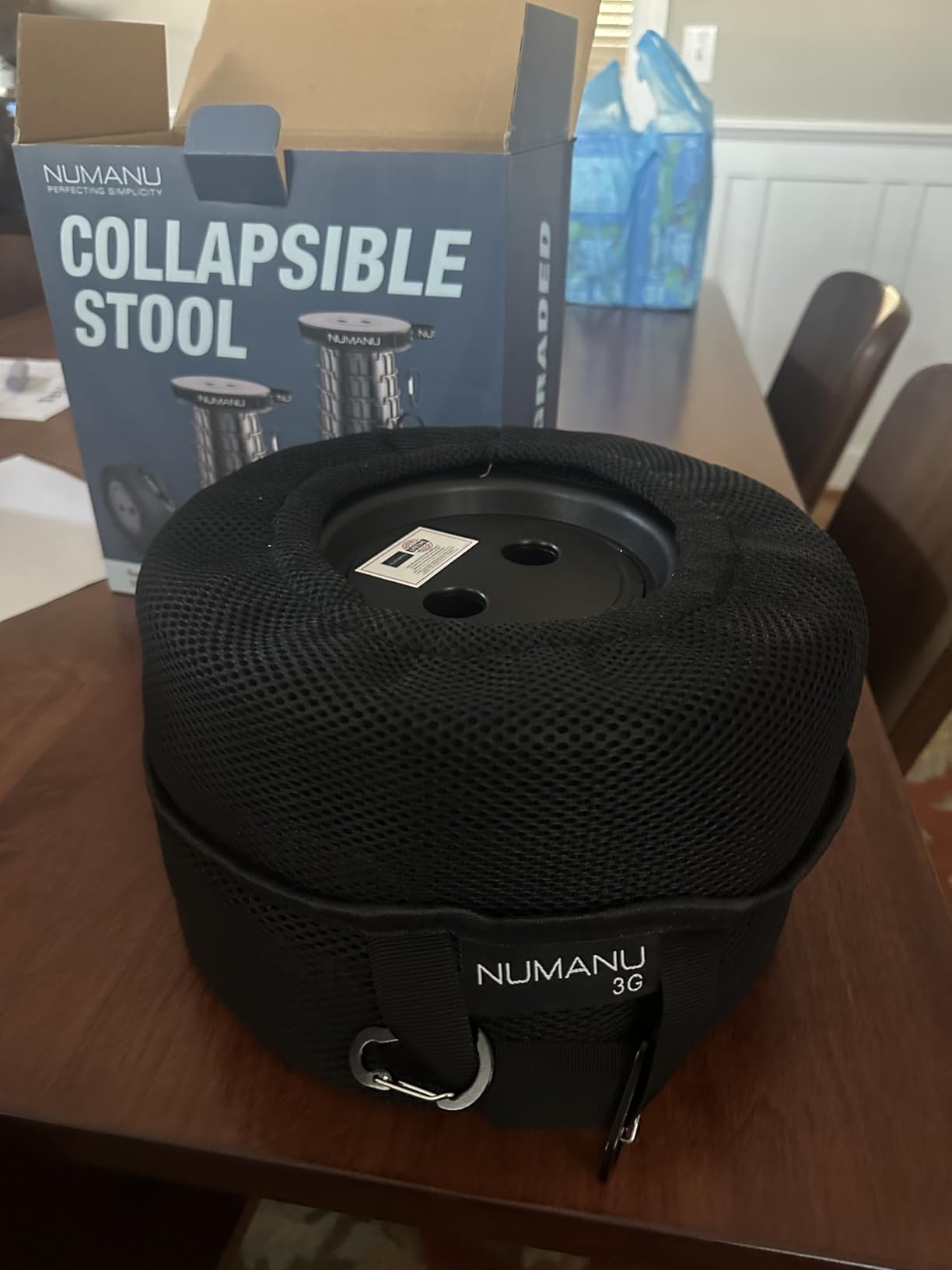 NUMANU 2PK 2026 Upgraded Collapsible Stool, Max 620lbs, 18
