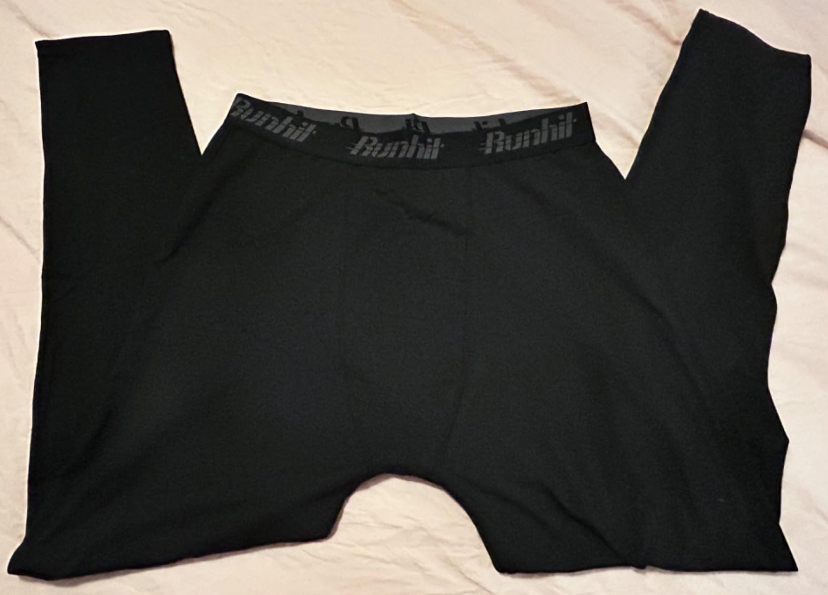 Men's Thermal Compression Pants Fleece Lined Sports Tights Athletic Leggings Base Layer Bottoms Cold Weather Gear customer photo 2