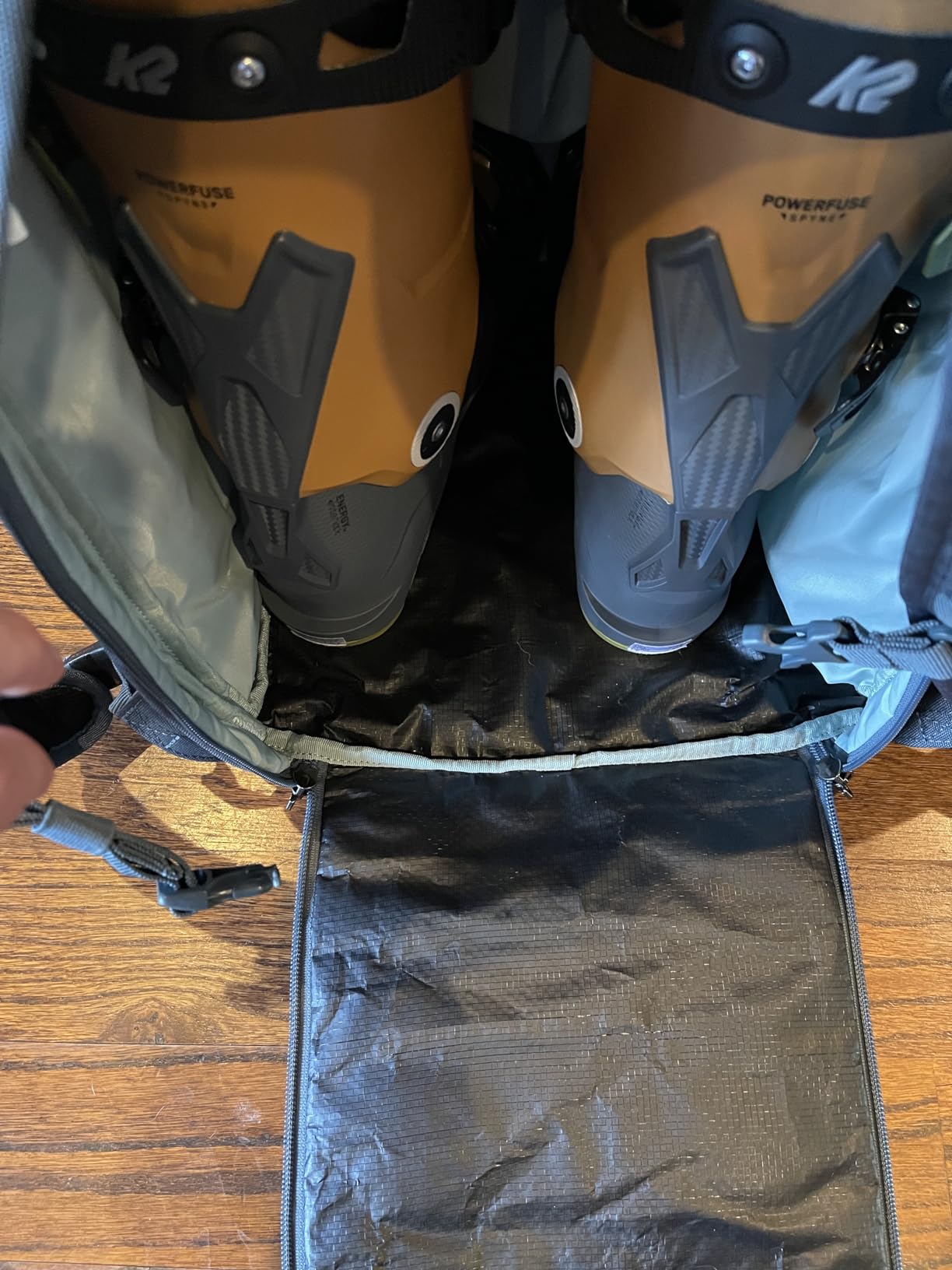 Thule RoundTrip 45L Boot Backpack - Storage compartments for ski and snowboard boots, helmet, goggles customer photo 2