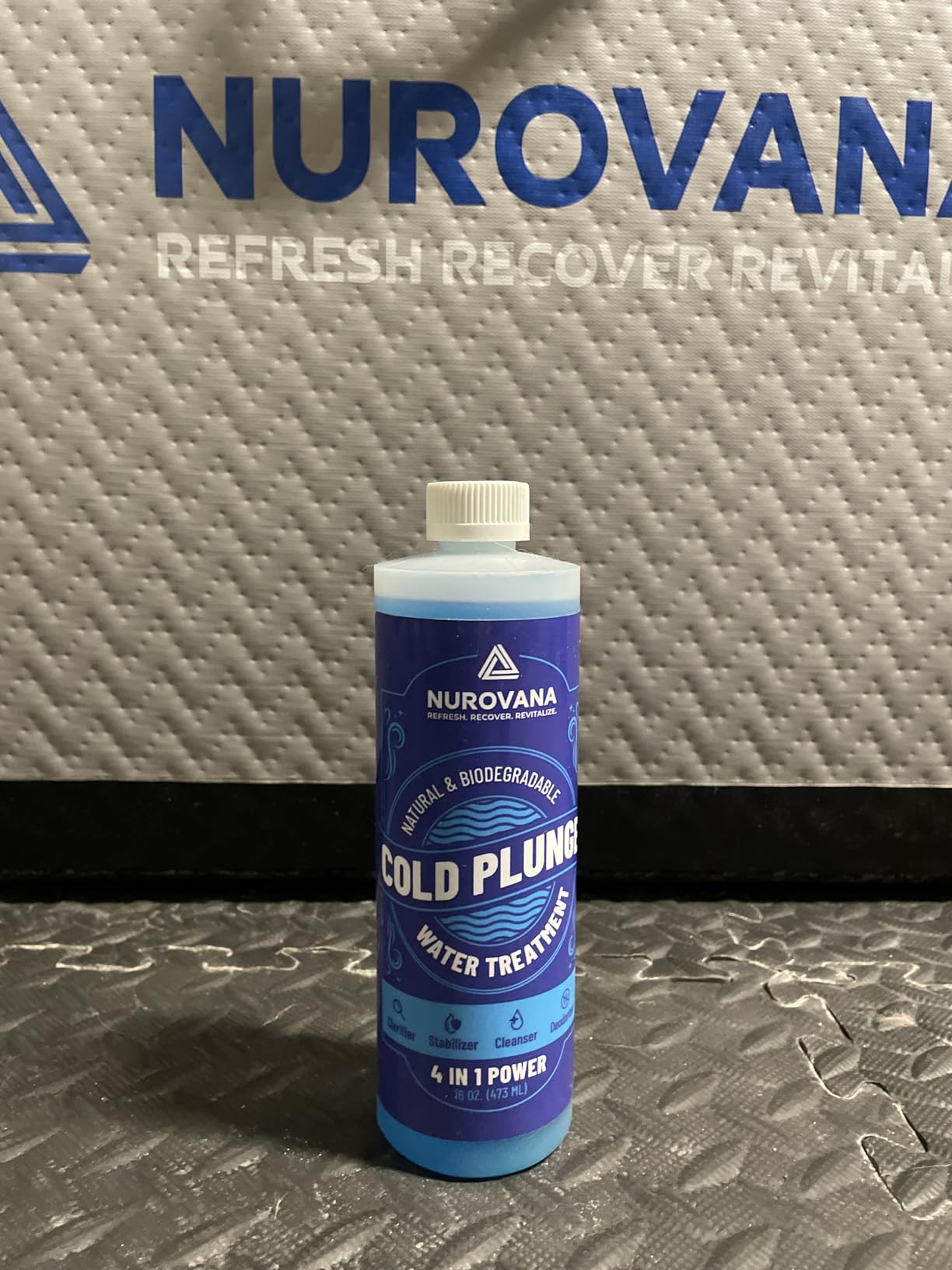 Cold Plunge Water Treatment 4-in-1 Cold Plunge Accessories - Cold Plunge Cleaner - Ice Bath Cleaner - Water Stabilizer for Cold Plunge - Water Clarifier - Cold Plunge with Water Filter - Spa Clarifier customer photo 1