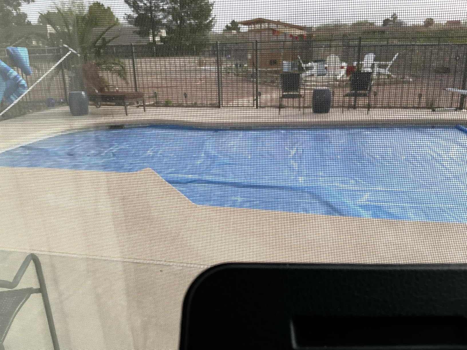 BigXwell Solar Pool Cover, Hot Tub Bubble Blanket, 16-mil 7x7 Foot Square Spa Cover Hot Tub Solar Blanket, Heavy-Duty Heat Retaining Thermal Blanket customer photo 2