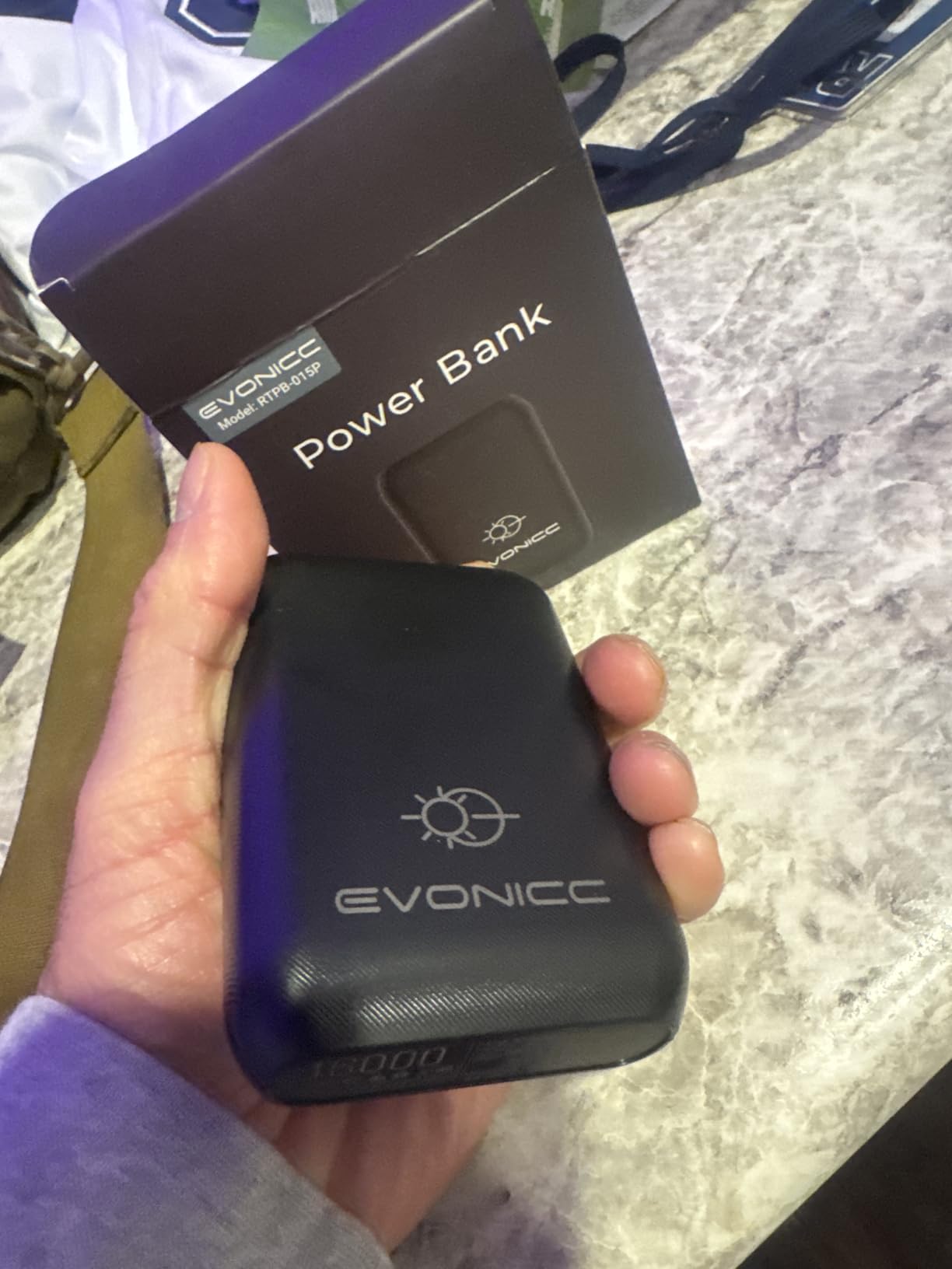 7.4V 16000mAh Battery Pack for Heated Vest with DC USB-C Ports, Portable Rechargeable Power Bank with Digital Display, Heated Vest Battery Pack for ORORO Venustas Heated Vest, Jacket, Pants customer photo 1