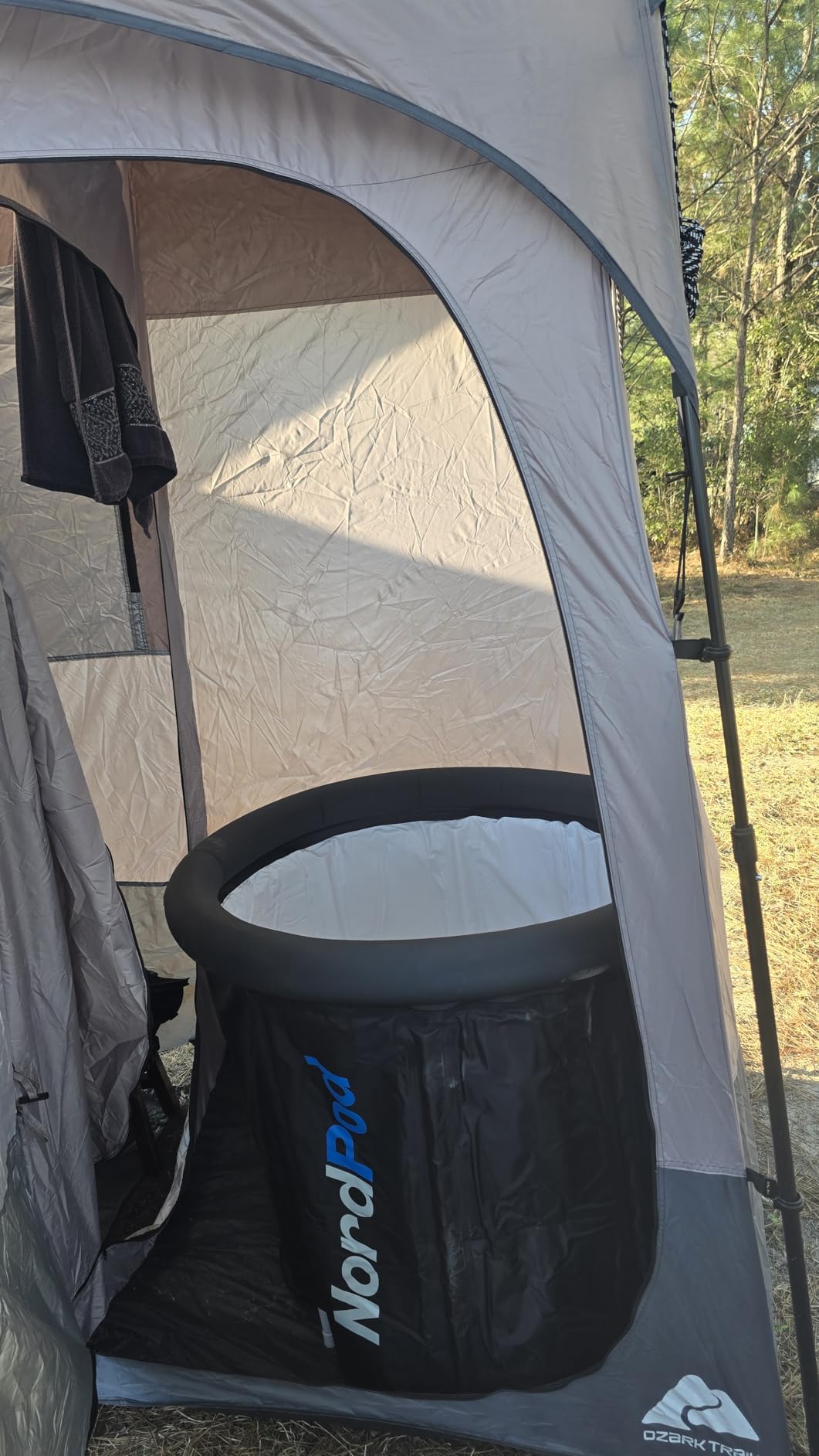 LifePro NordPod Elite Recovery Ice Tub - Oval 2 Person Inflatable Ice Bath Tub - Portable Cold Plunge Tub with Drop-Stitch Construction - Chiller Compatible, Lid & Air Pump Included customer photo 1