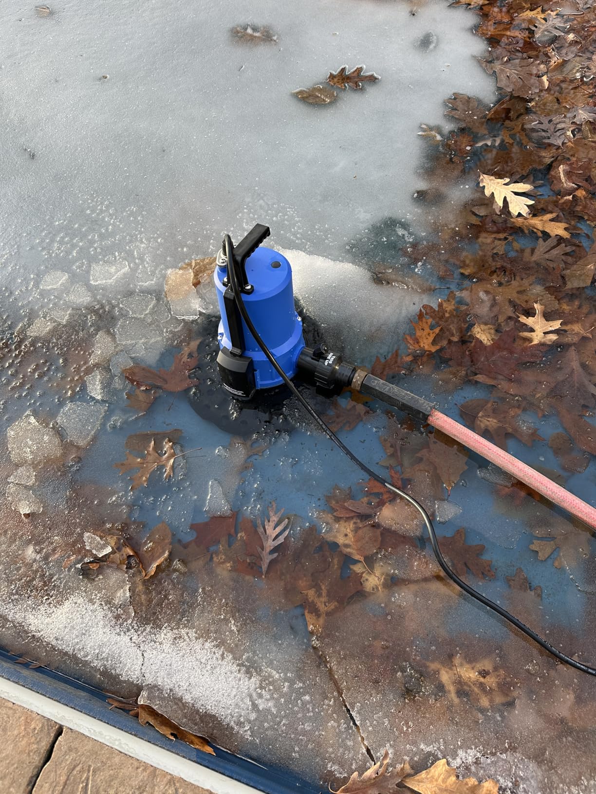 Westinghouse - 1/4 HP Pool Cover Pump, Automatic Submersible Pump with 25ft Power Cord, 1800 GPH Water Removal for Pool, Hot Tubs customer photo 2