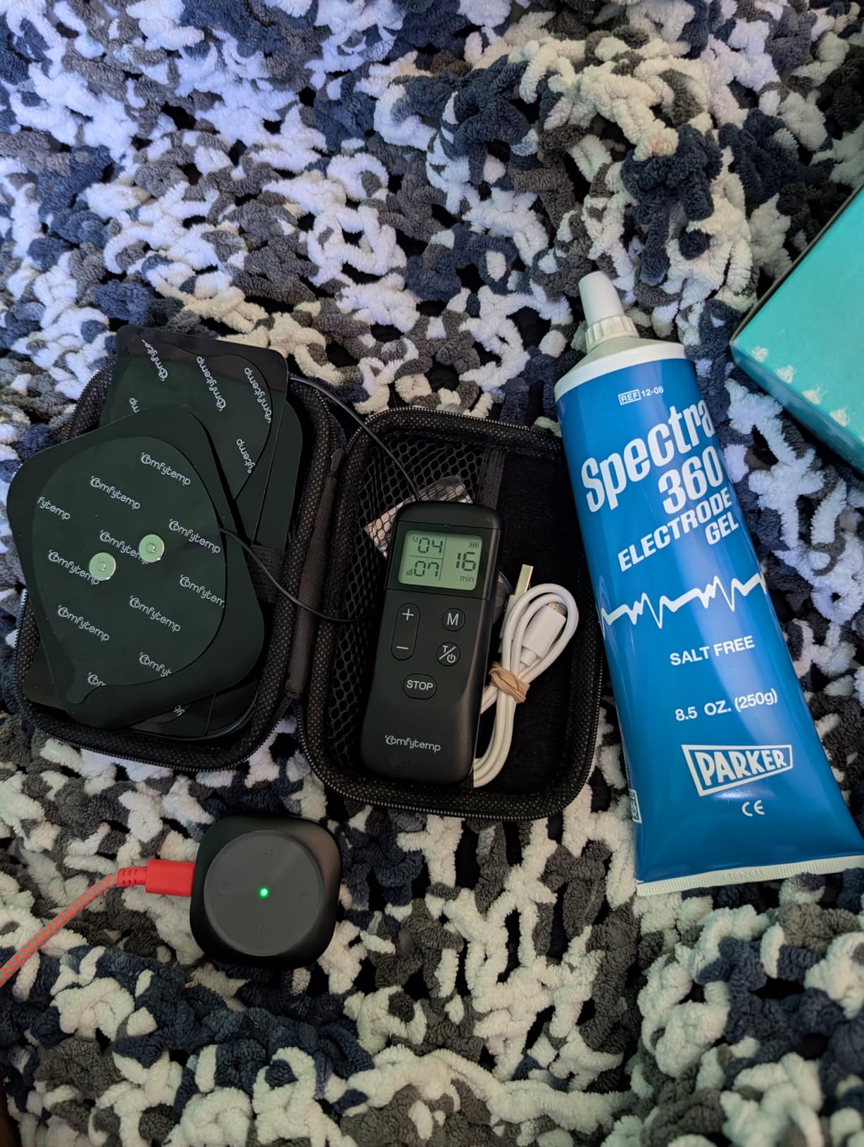 Comfytemp Wireless TENS Unit 30 Modes Muscle Stimulator for Pain Relief, FSA HSA Eligible 2 Packs Rechargeable TENS Machine with Remote customer photo 1