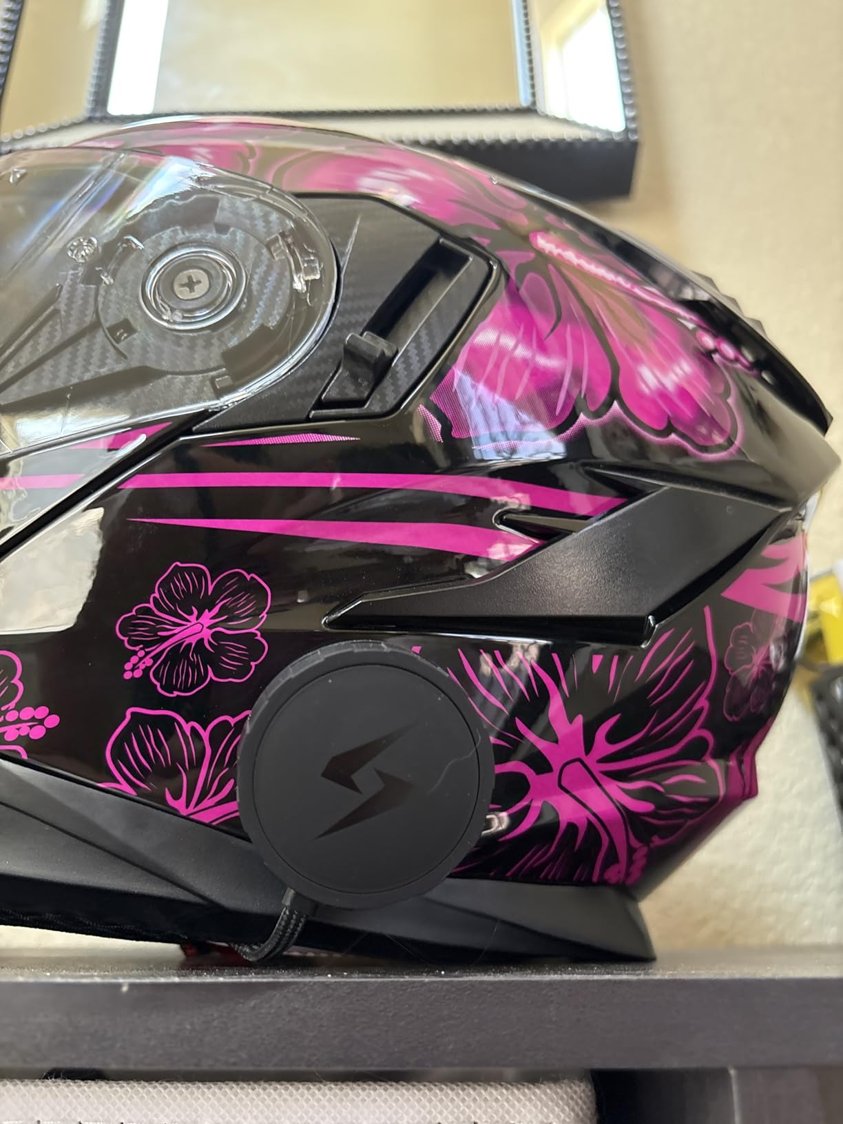 Syphon SoundPro: Ultra-Thin 9.6mm Bluetooth Moto Headphones - Glove-Friendly Controls, Massive Sound, IP55 Waterproof, Built-In Mic, Universal Fit With Any Dirt Bike, Snowmobile, and Motorcycle Helmet customer photo 1