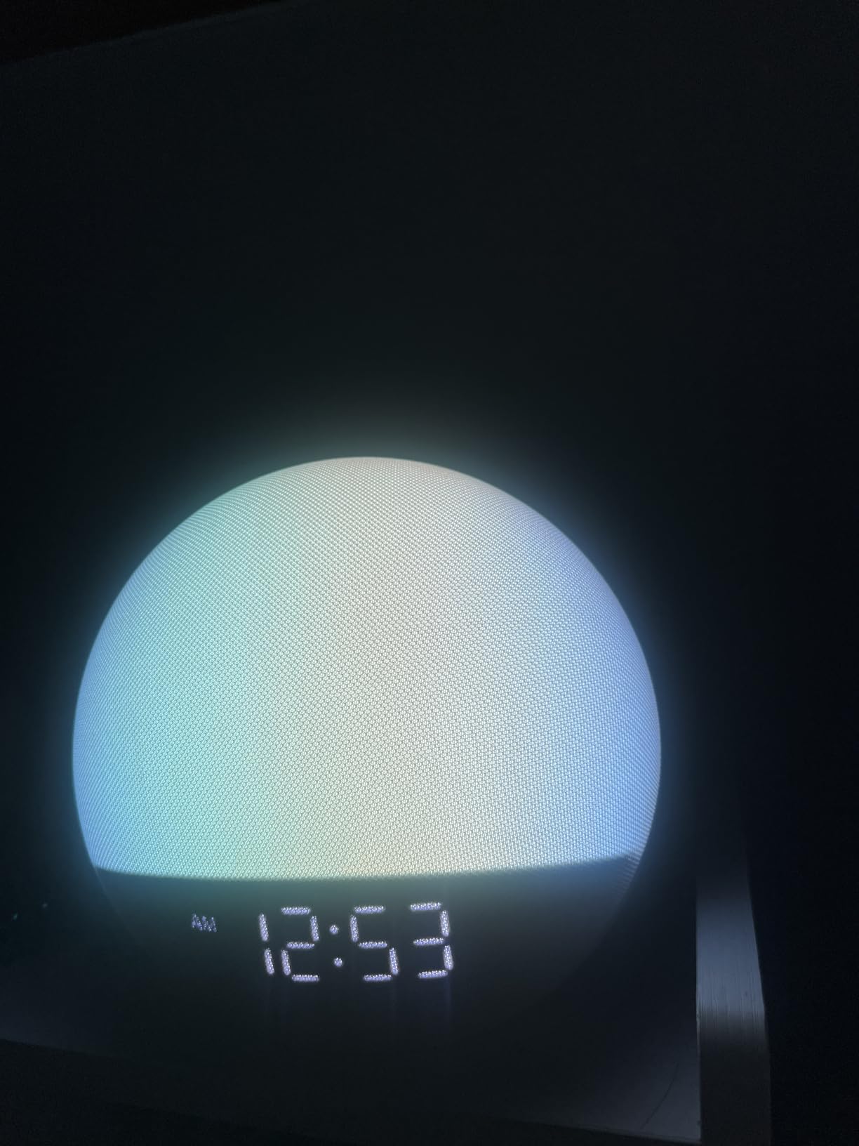 Sunrise Alarm Clock White Noise Machine: Natural Wake Up Light - Dimmable Clock with Bluetooth Speaker for Bedroom - 25 Sleep Sounds for Baby Adults Kids Putty customer photo 1