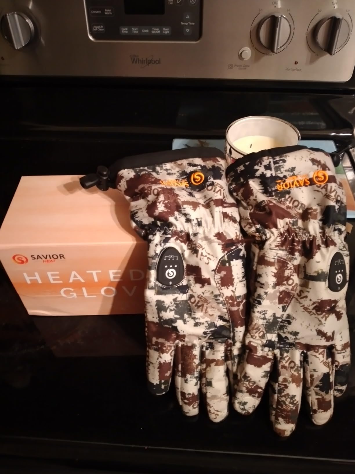 SAVIOR HEAT Upgraded Heated Gloves for Hunting, 11H Type-C Camo Waterproof Electric Gloves for Men & Women Duck Hunting customer photo 1