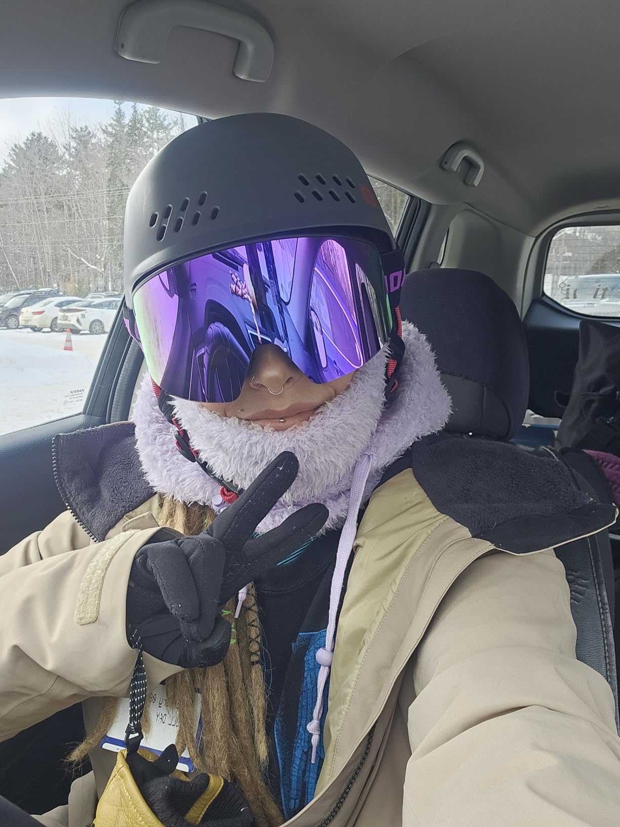 EXP VISION Ski/Snowboard Goggles, Magnetic Lens Snow Goggles with Anti-Fog & UV400 Protection for Men & Women customer photo 1