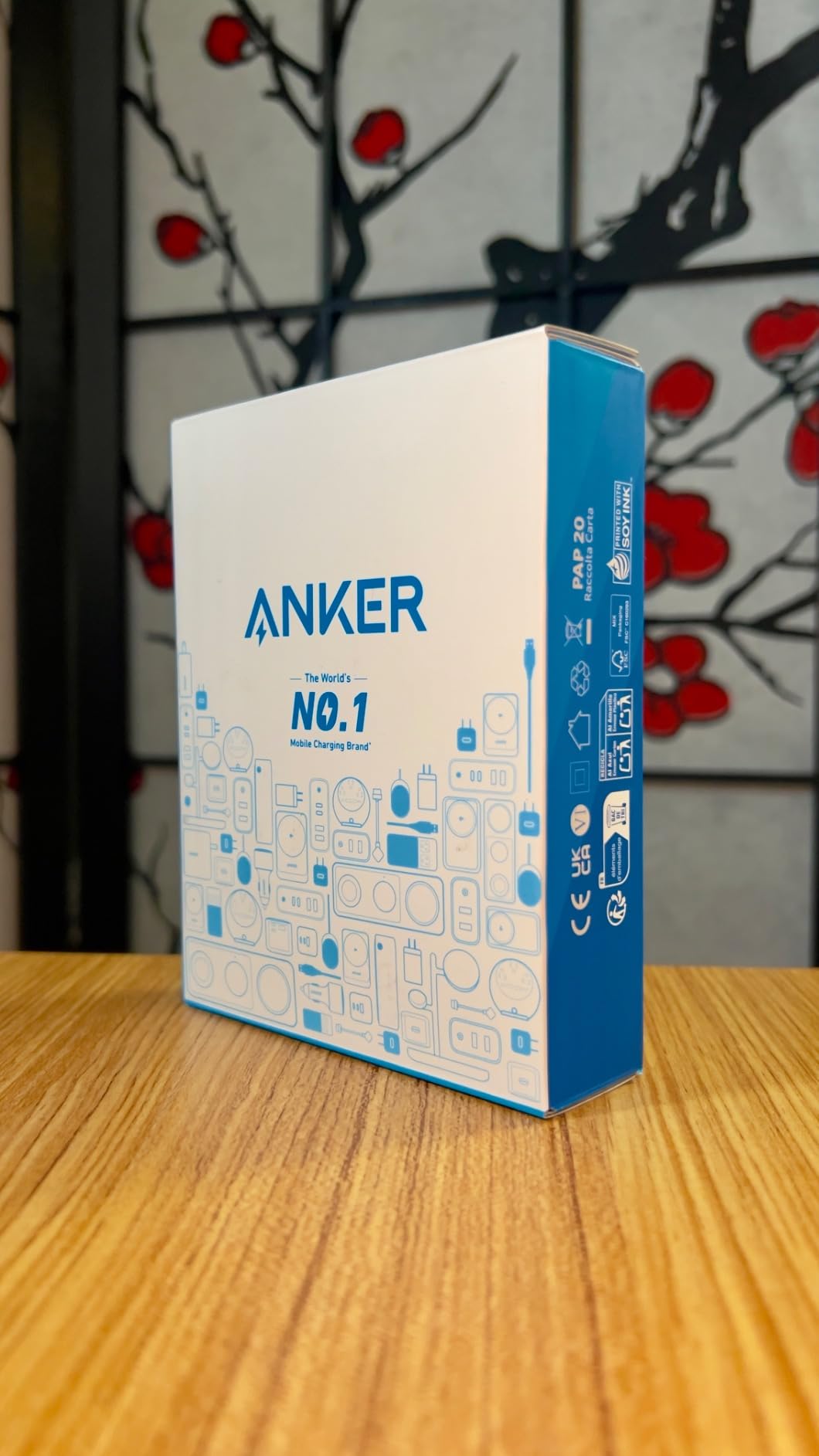 Anker Nano Travel Adapter, 5-Port Power Adapter with 1x 2-Pin AC, 2 USB A, 2 USB C for 20W, Smart Temperature Control, Works in 200+ Countries, Not a Voltage Converter, Travel Essentials (1-Pack) customer photo 1