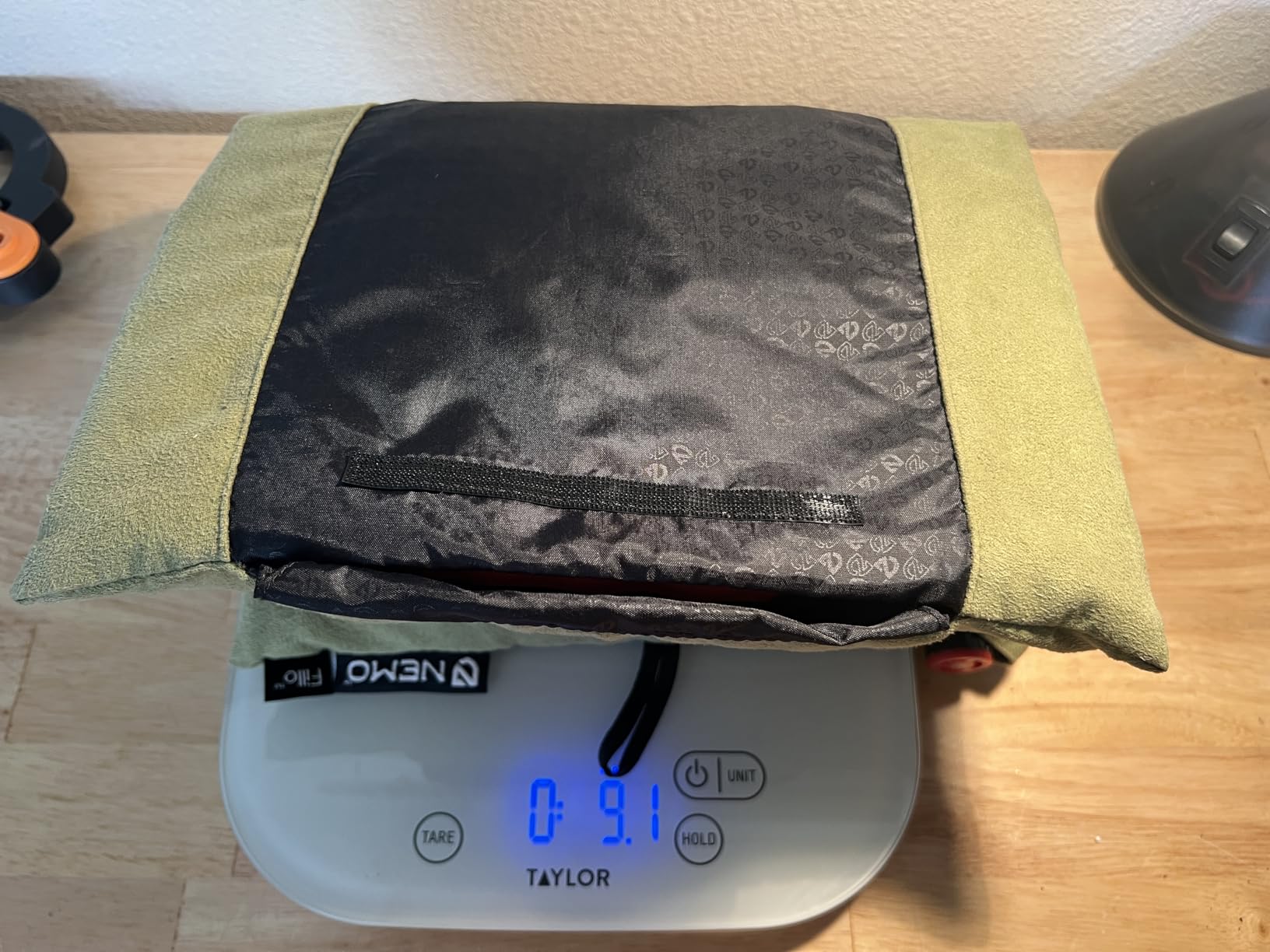 Nemo Equipment Fillo Backpacking & Camping Pillow - Black Pearl/Birch Bud - One Size customer photo 2