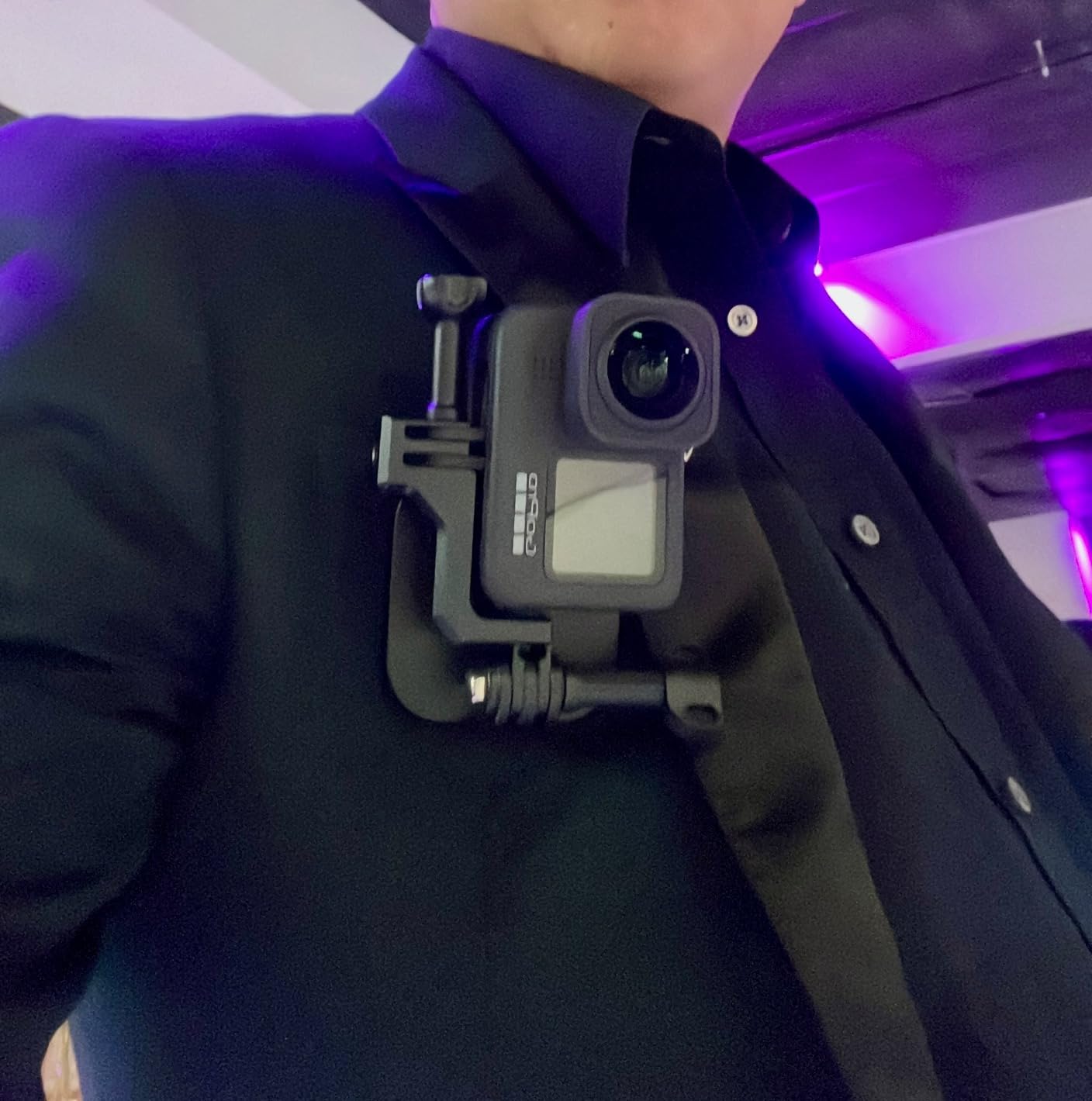 K&F CONCEPT Magnetic Action Camera Chest Mount for GoPro Hero 13/12/11/10/9 Black, DJI Osmo Action 5 Pro/4/3/2 and More Action Camera, POV Neck Mount with Adjustable Neck Strap Lanyards customer photo 2