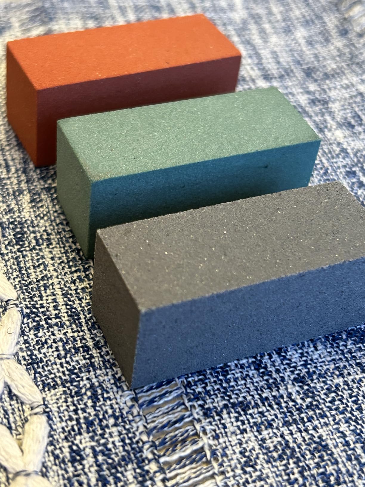 3pcs Gummy Rubber Abrasive Stone for Ski, Grinding Snowboard Gummy Stones for Snowboard Edge Tuning, Soft Ski Rubber Stone for Skis Cleaning and Rust Removing customer photo 1