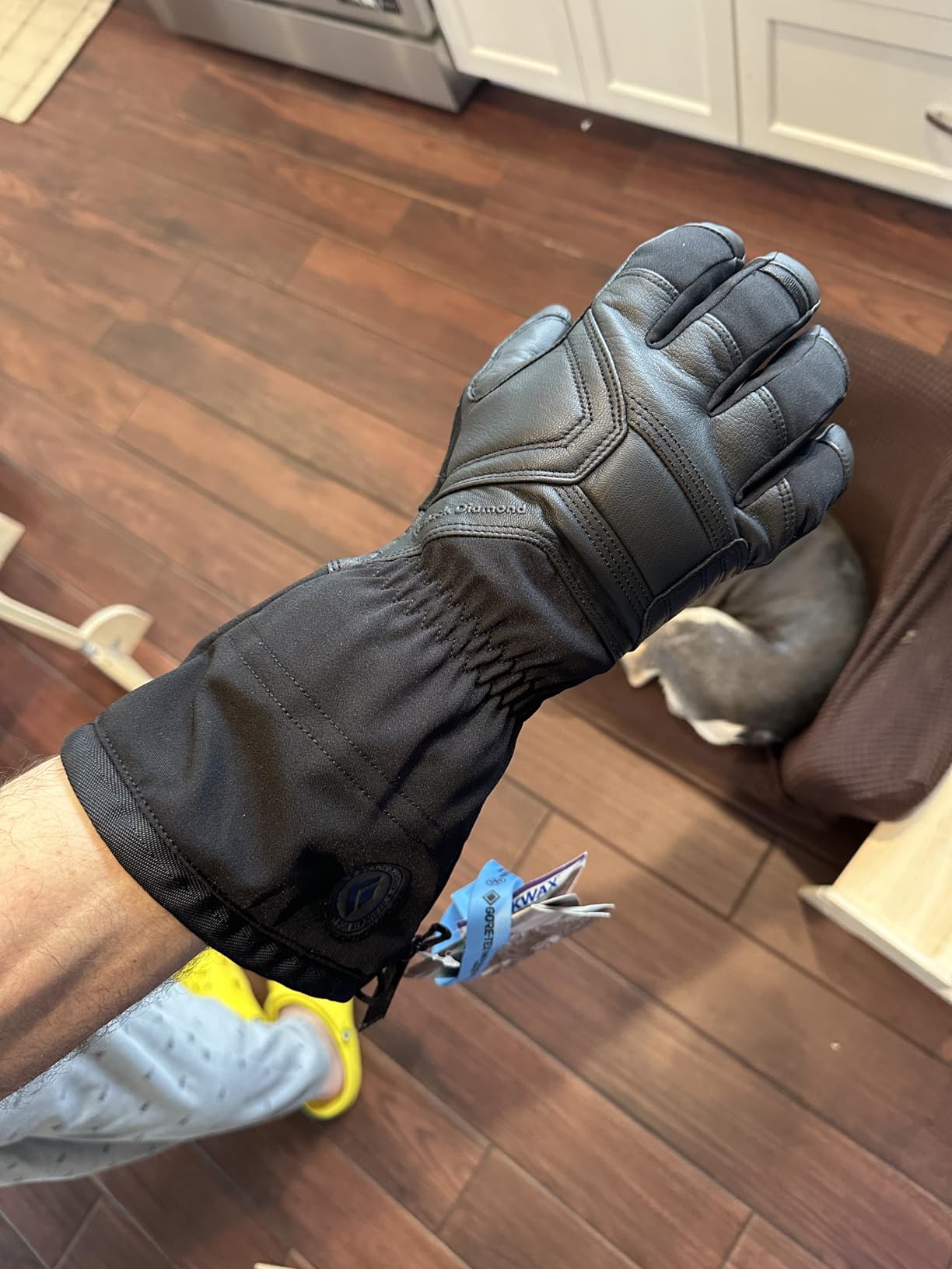 BLACK DIAMOND Men's Guide Ski/Snow Gloves | Premium Leather Shell | Waterproof & Insulated | Includes Gore-TEX Insert, Plus Warm Technology & Goat Leather Palm customer photo 1