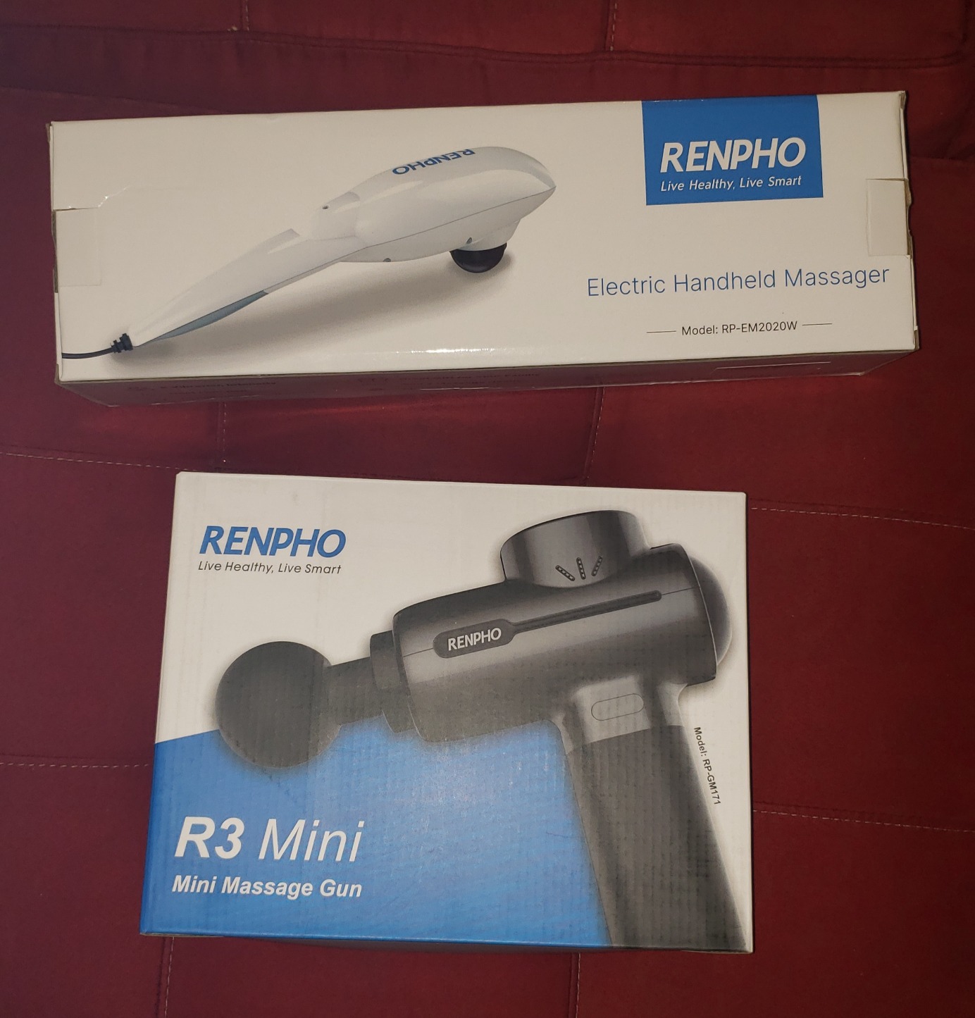 RENPHO Active Evo Massage Gun, Deep Tissue Back Handheld Massage with 8-12mm Amplitude Heavy-Duty, FSA Approved Percussion Professional Muscle Massager Gun for Athletes customer photo 2