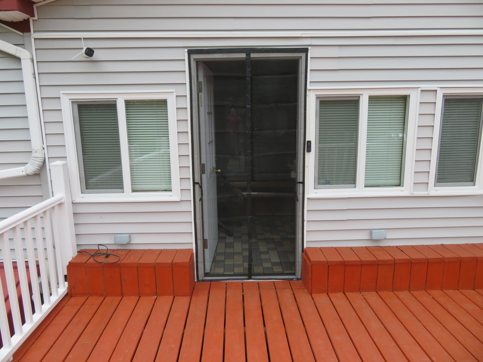 Flux Phenom Thermal Insulated Door Cover - Easy Install - Temperature Protection Barrier, Keeps Warm Air in, 50 Magnets for Secure Gap Free Closure, Magnetic Door Curtain for Winter - 40