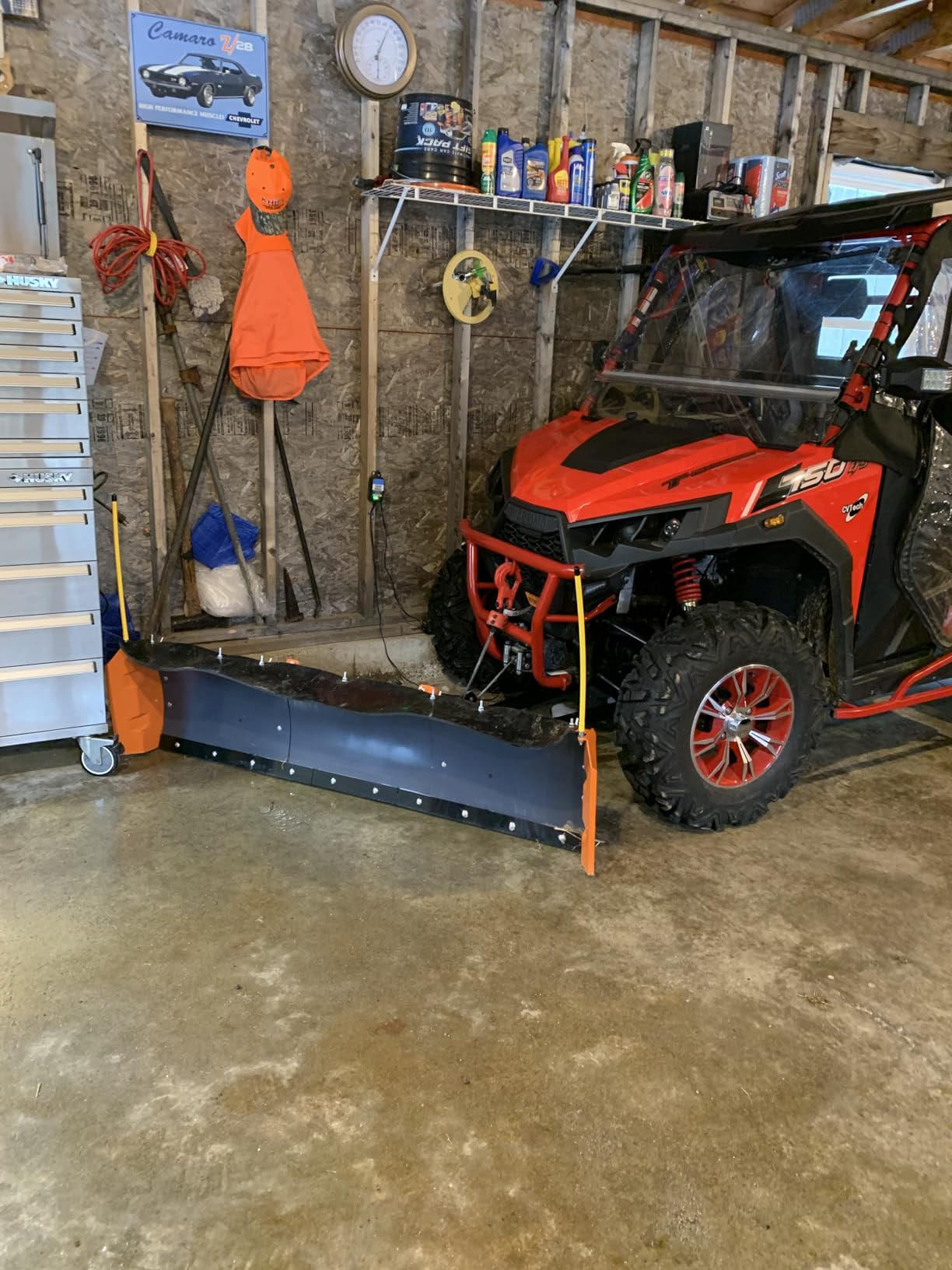 SNOWSQUATCH Deluxe ATV Snow Plow System 48-60 Inch Adjustable Steel Blade Universal Mount Kit customer photo 1