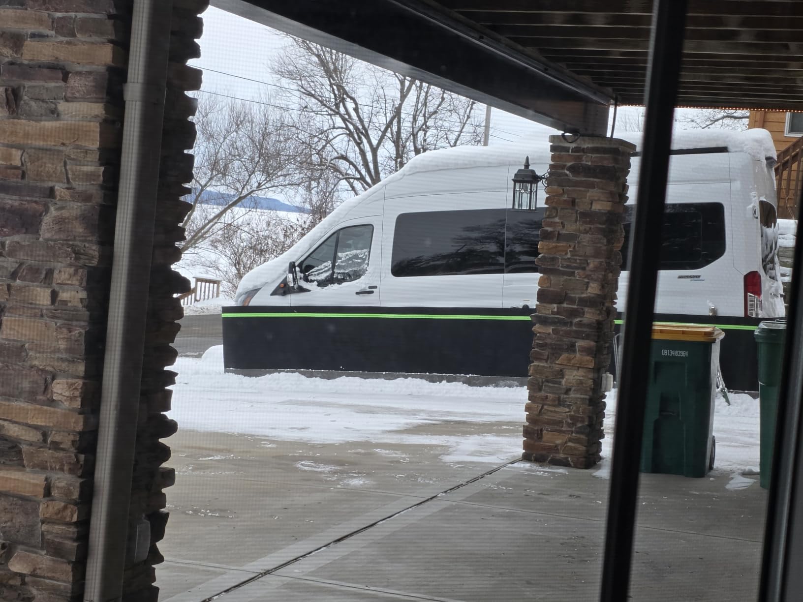 RV Skirting for Travel Trailer, RV Skirt Iron Mesh at The Bottom, Easy Installation Skirting for Mobile Home Exterior, RV Winter Skirting Thickening (38 in Tall, 59 FT) customer photo 1