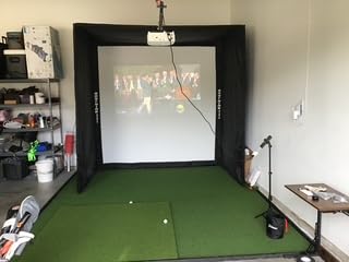Bearwill Golf Mat 31mm, 5x4ft/5x5ft Elite Golf Hitting Mats for Practice Outdoor Indoor, High-Elasticity Artificial Turf Mat for Garage Simulator Chipping Driving Training customer photo 1