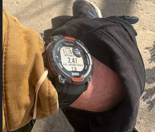 Garmin Instinct 3 45mm, Solar Charged Display, Rugged Outdoor GPS Smartwatch, Metal-Reinforced Bezel, Built-in Flashlight customer photo 2