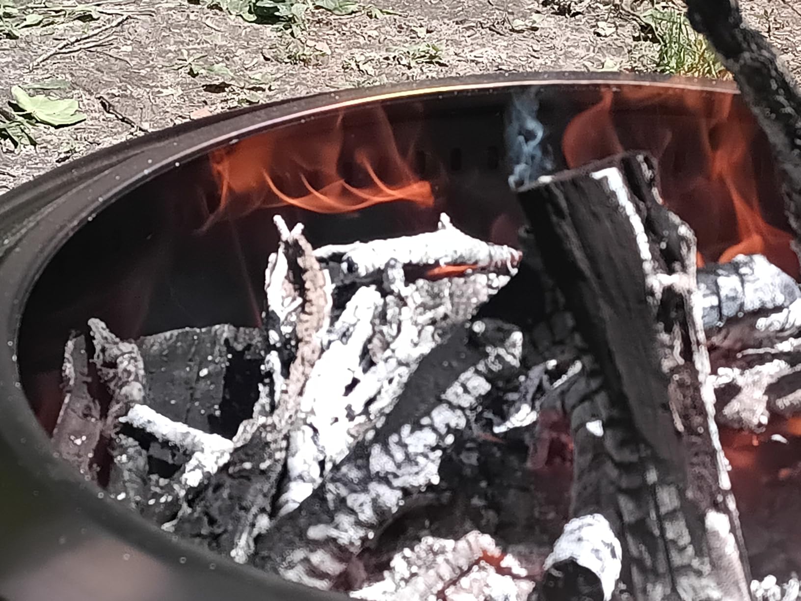 OutVue 27 inch Stainless Steel Smokeless Fire Pit, Outdoor Smokeless Firepit, Wood Burning Fire Pits for Camping, Bonfire, Low Smoke Firepit for Outside (Vertical Hole) customer photo 1
