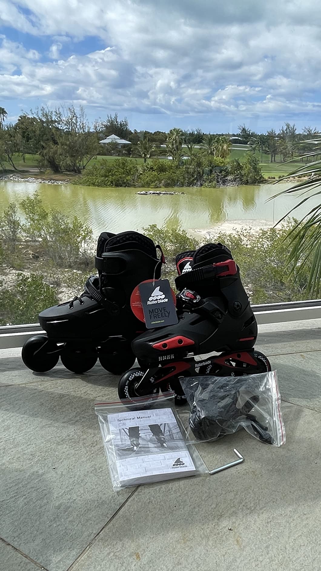 Rollerblade Apex Junior Adjustable Fitness Inline Skate customer photo 1