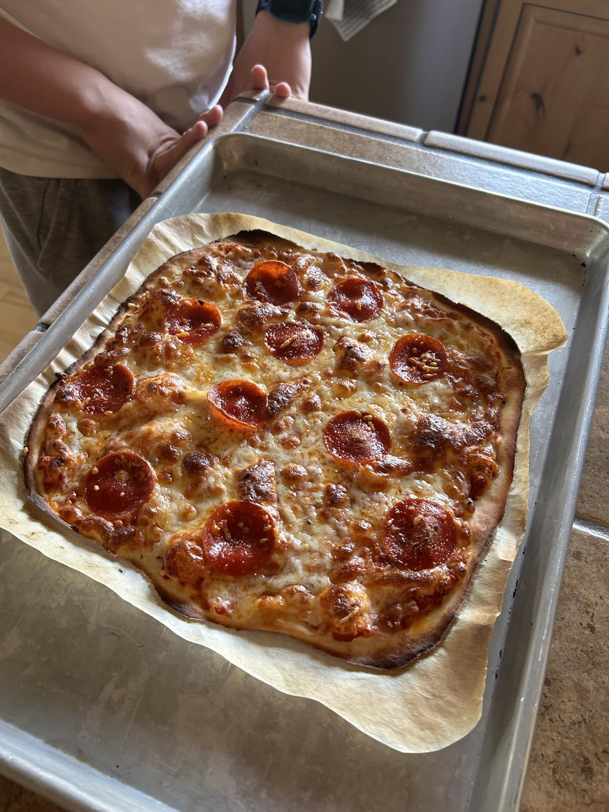 Ninja Artisan Electric Outdoor Pizza Oven with Stone | 12-inch Pizza in 3-minutes | 700F Max Temp | 5-in-1 Functionality customer photo 1