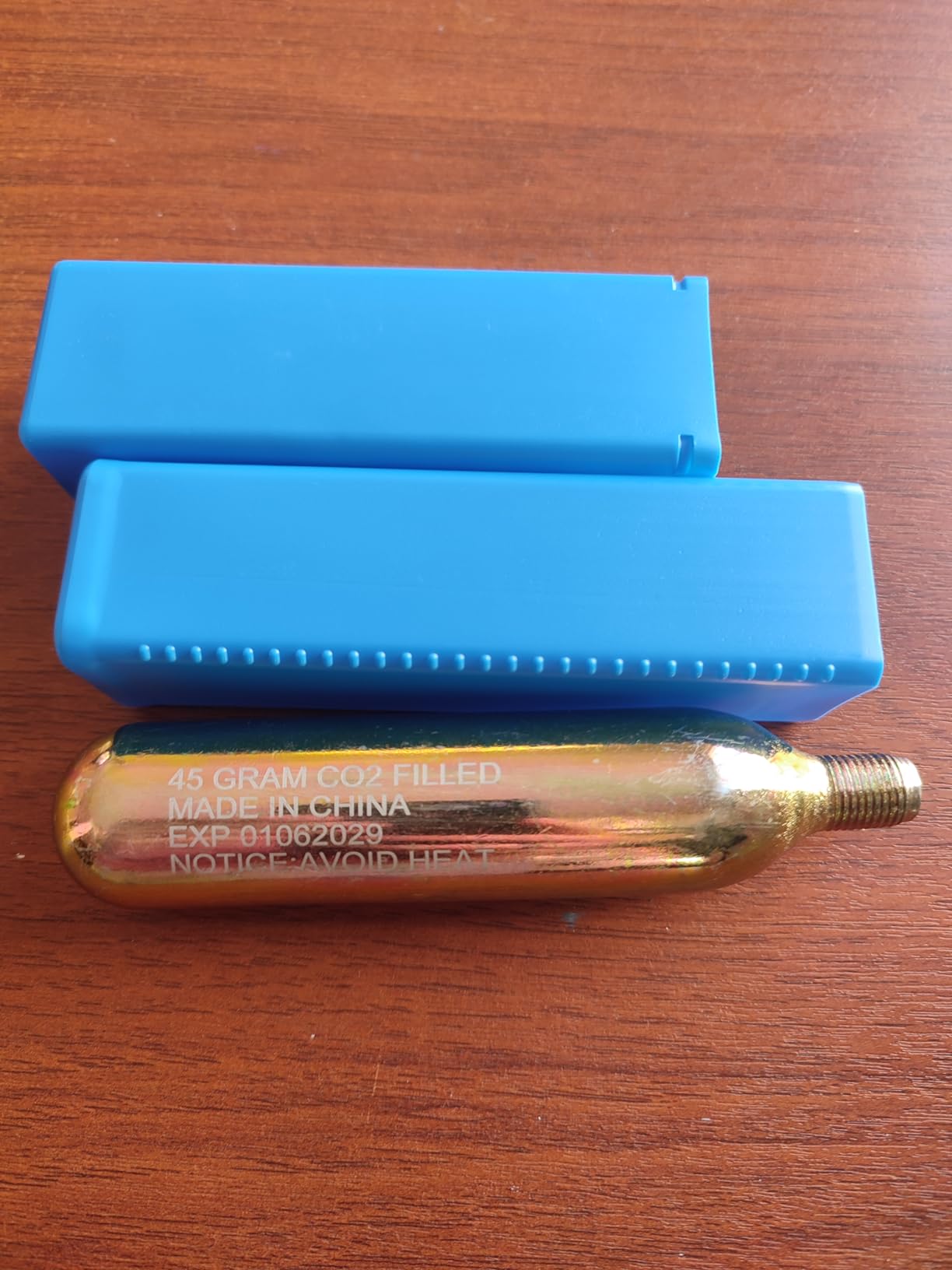 45g (60cc) CO2 Kit Cartridge Cylinder with 1/2-inch Thread for Motorcycle Safety Air Bag Vest and Inflatable Jackets customer photo 1