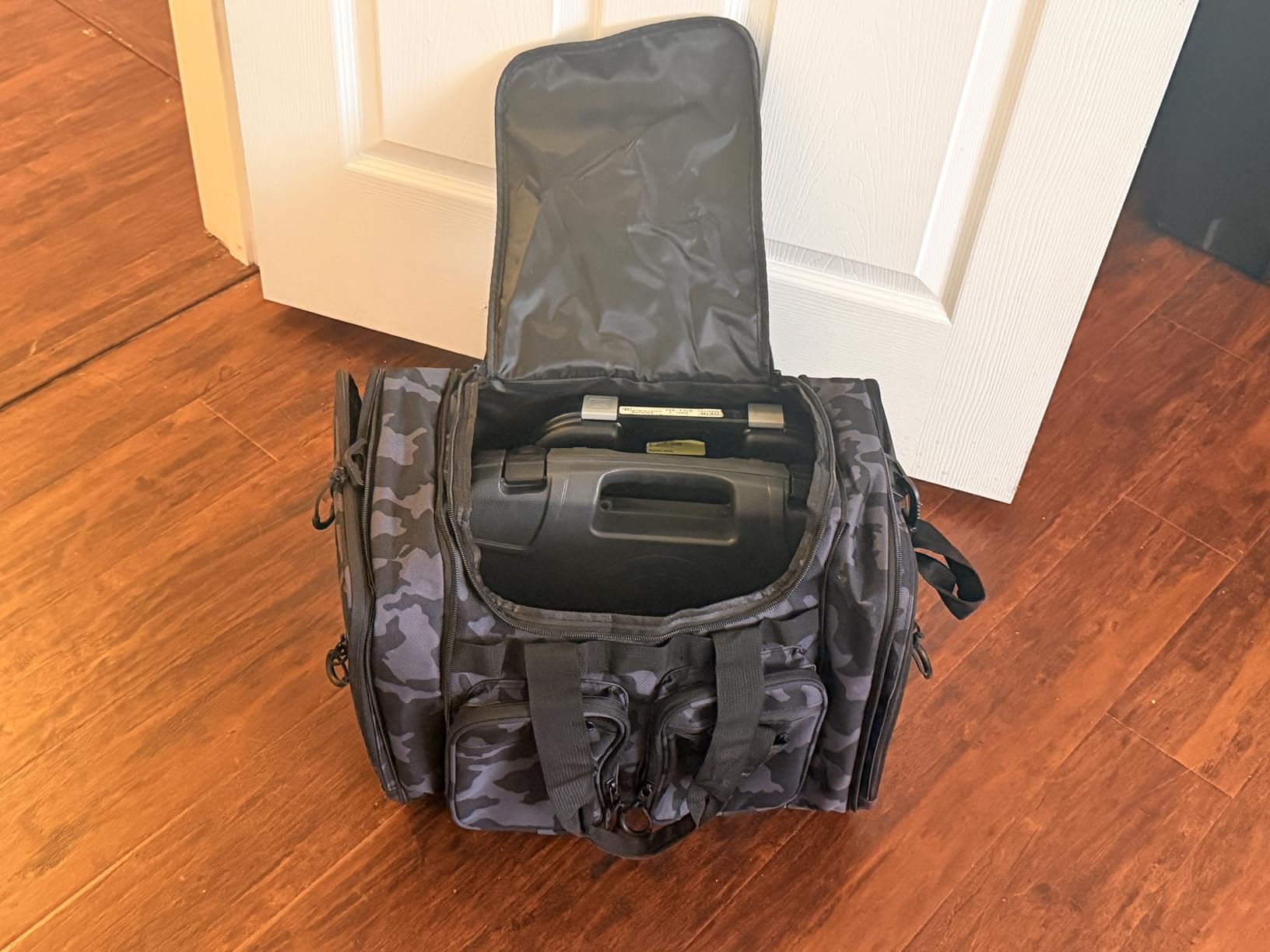 PLUSINNO Tackle Bag - Expandable Fishing Bag for Saltwater & Freshwater - Water Resistant Fishing Gear Shoulder Bag For Men customer photo 2