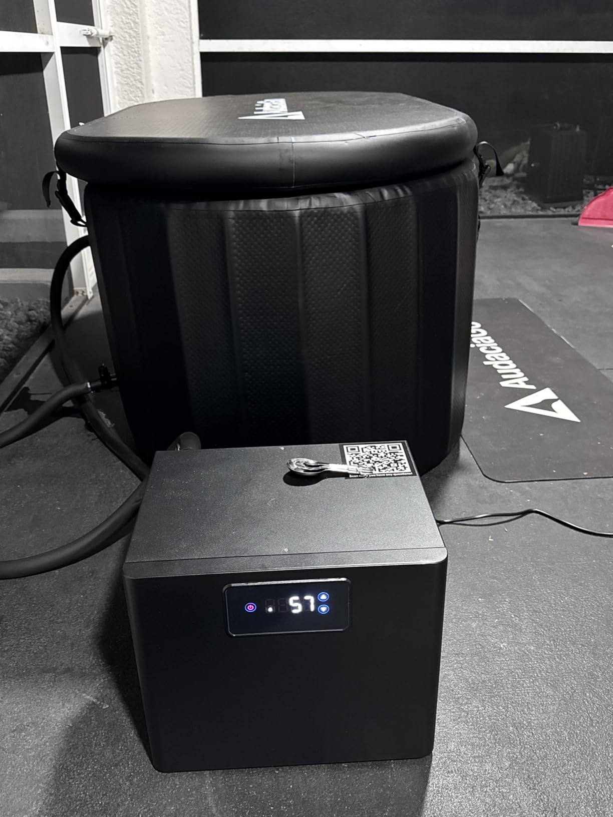 AS ColdPlunge Ice Bath Water Chiller for Cold Plunge Tubs, 1/3 HP Cold Plunge Chiller with Built-in Filter & Pump, Submersible Pump, Insulated Hoses, Ideal for Ice Bath Cold Therapy Recovery 110V customer photo 1