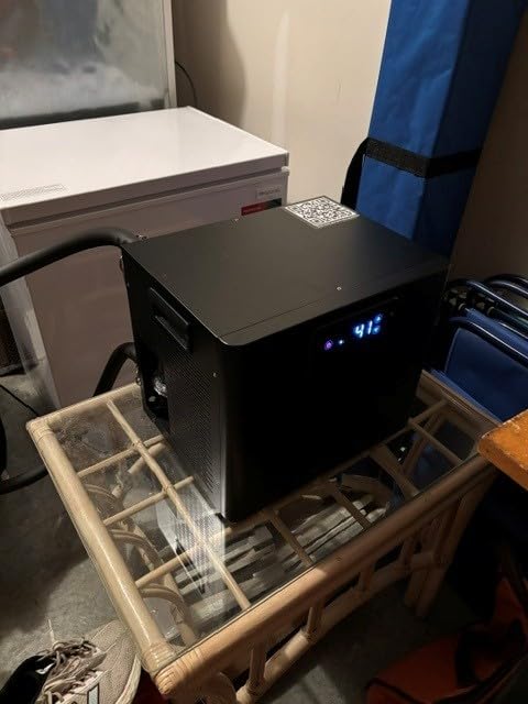 AS ColdPlunge Ice Bath Water Chiller for Cold Plunge Tubs, 1/3 HP Cold Plunge Chiller with Built-in Filter & Pump, Submersible Pump, Insulated Hoses, Ideal for Ice Bath Cold Therapy Recovery 110V customer photo 2