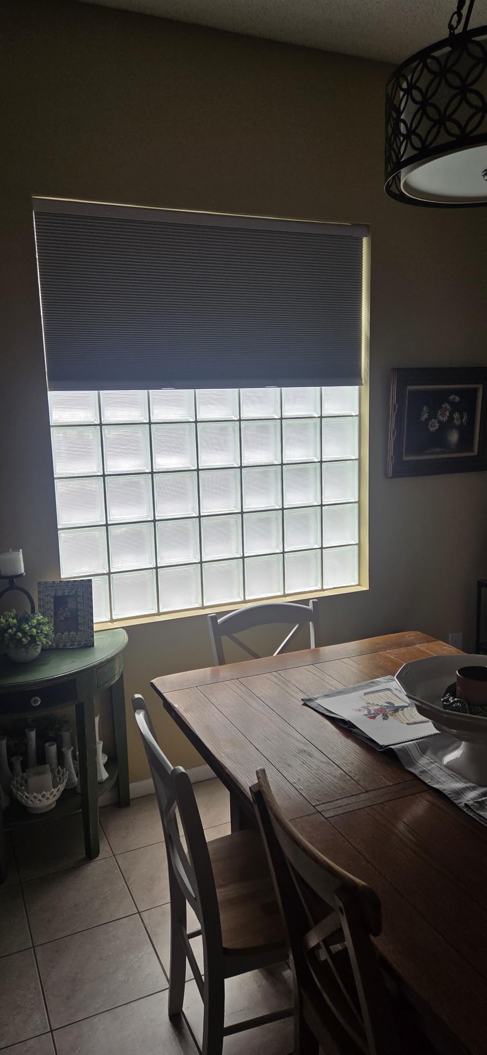 Tonature No Drill Cellular Shades for Indoor Windows, Thermal Insulating & Noise Reducing Honeycomb Blinds, Free Stop Cordless Blackout Shades, White, 34 1/2
