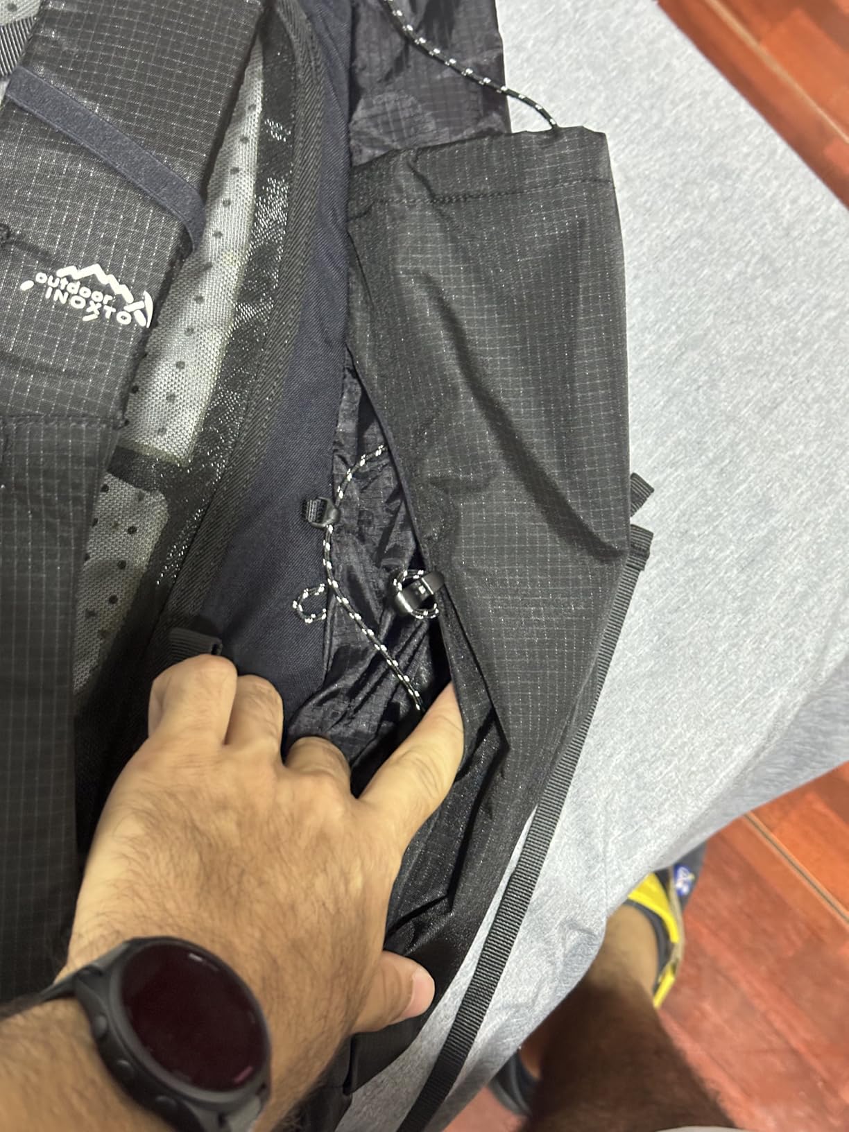 IX INOXTO 55L Internal Frame Waterproof Hiking Camping Backpack with 3L Water Bladder and Rain Cover customer photo 2