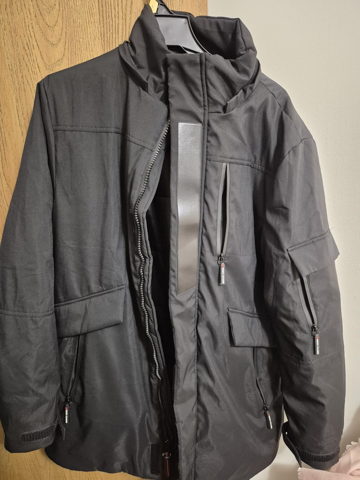 Men's Warm Parka Ski Jacket Water Resistant Puffer Jacket Long Winter Coat with Removable Faux Fur Hood customer photo 1