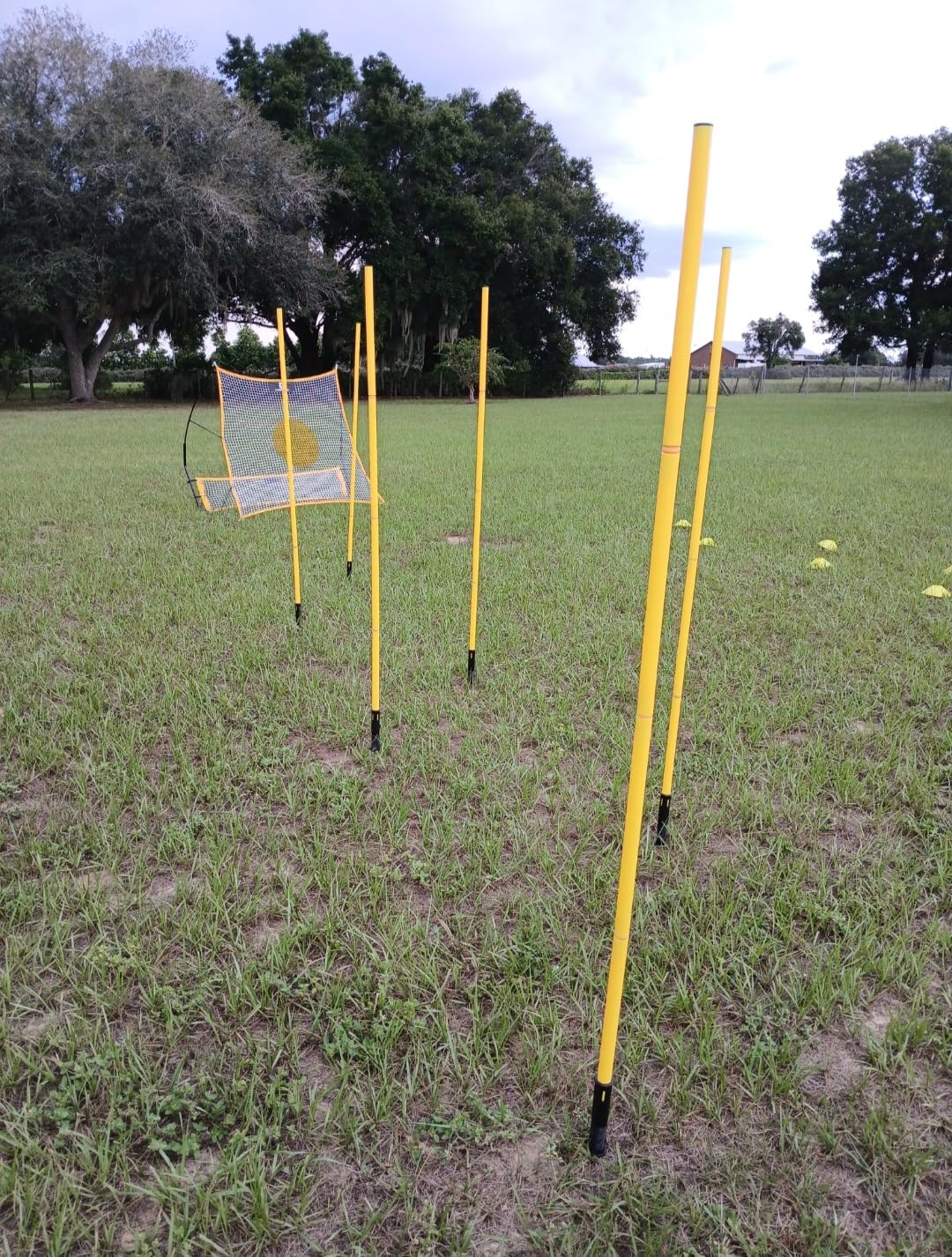 Agility Poles 6 Pack 6ft Sports Soccer Training Poles, Detachable Speed Training Equipment Football Accessories customer photo 2