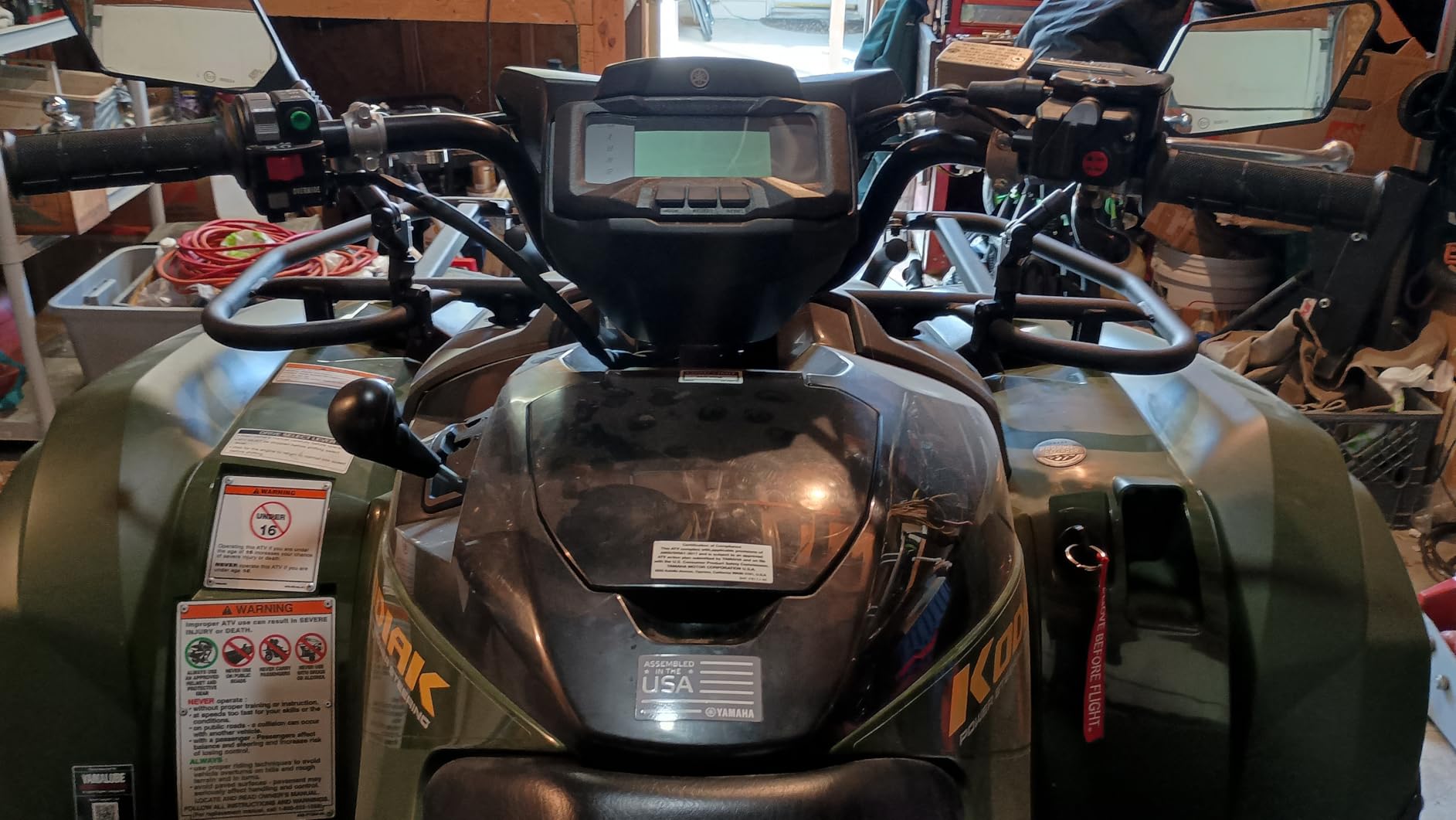 KEMIMOTO ATV Mirrors, 8MM 10MM Foldable Motorcycle Mirrors with 7/8