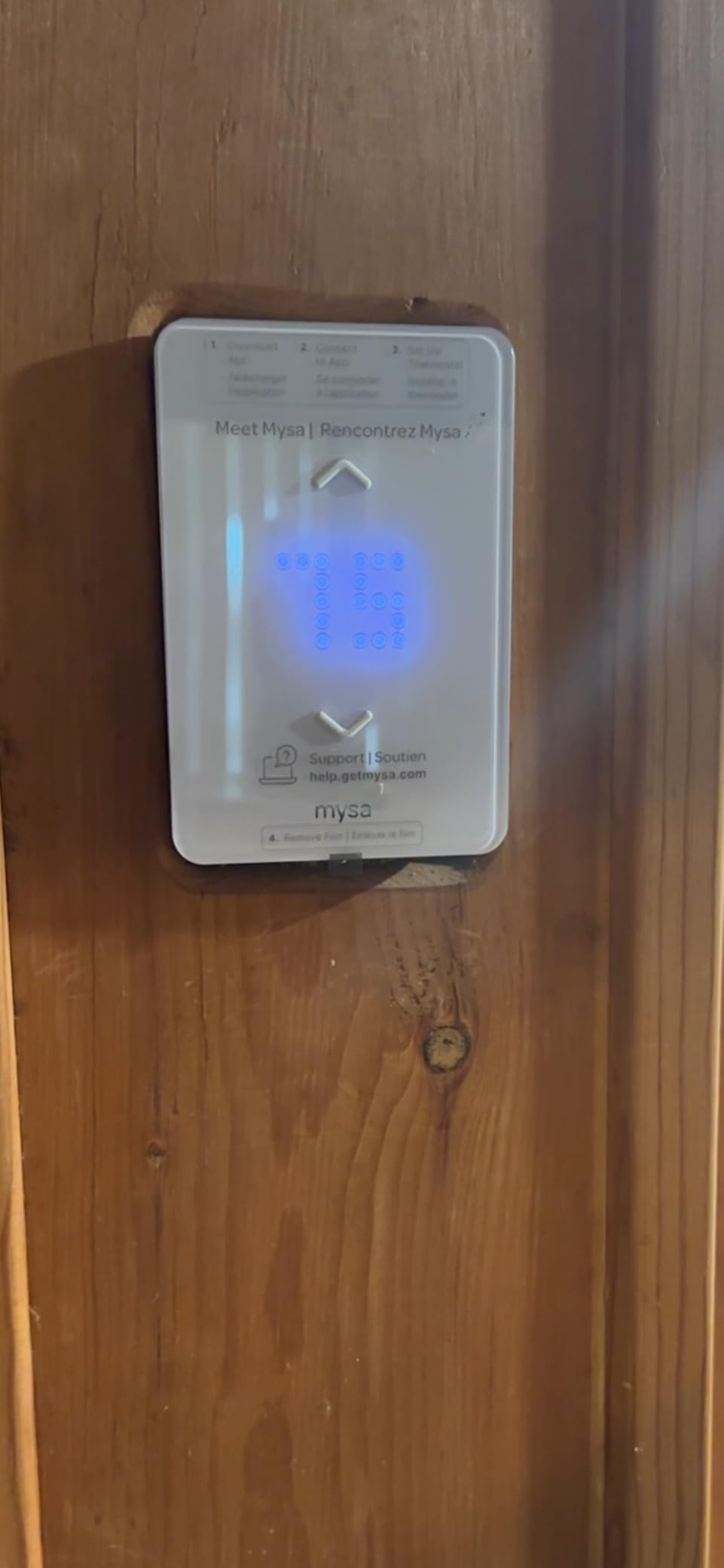 Mysa Smart Thermostat LITE for Electric Baseboard Heaters | Save Up to 26% on Heating | WiFi Programmable | 7-Day Scheduling | HomeKit, Alexa, Google | 120V-240V customer photo 2