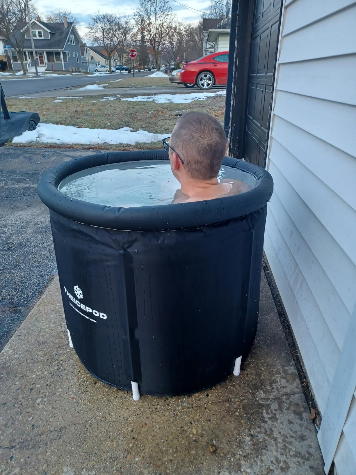 The Pod Company Pro Water Chiller - 0.5 HP - Ultra Fast 39F Cooling for Cold Plunge Tubs - High-Power System for Heavy Use & Hot Climates - Compatible with Ice Pod & Long Pod customer photo 2
