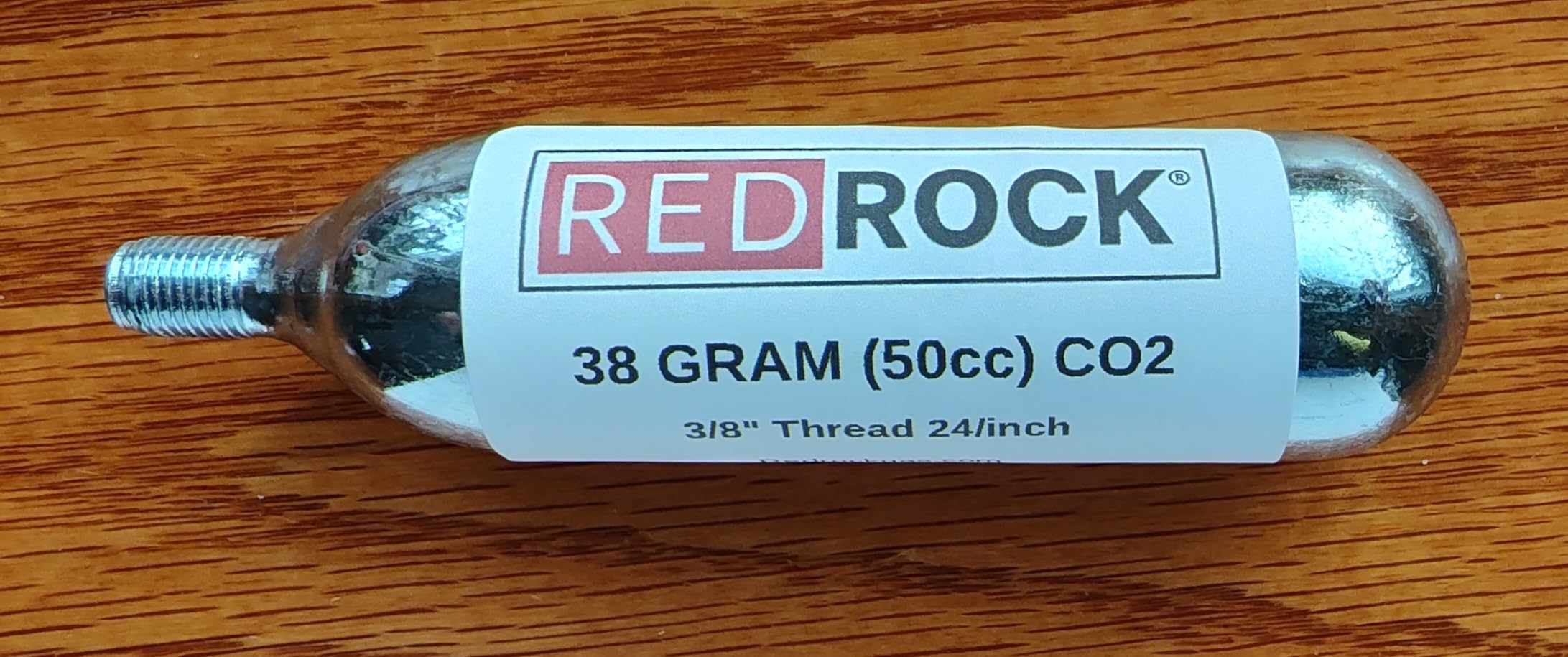 RedRock 38g CO2 Cartridge, 3/8-24 Threaded 50cc Compressed Gas Cylinder - for Bike Tire Inflators, Inflatable Life Jackets, Airsoft Guns, and Industrial Use customer photo 1
