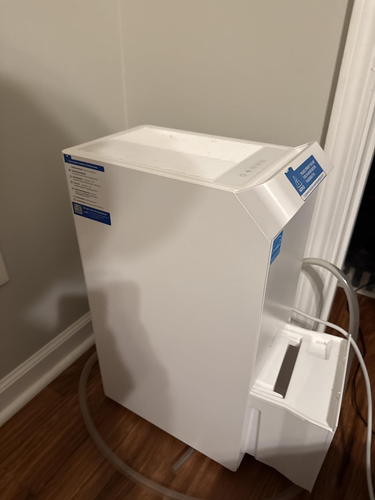 5,000 Sq.Ft Most Efficient Energy Star 2024 Dehumidifier with Pump, Vellgoo Max 100 Pint/D Smart Compressor Dehumidifier for Basement with Drain Hose, for Home,Large Rooms customer photo 2