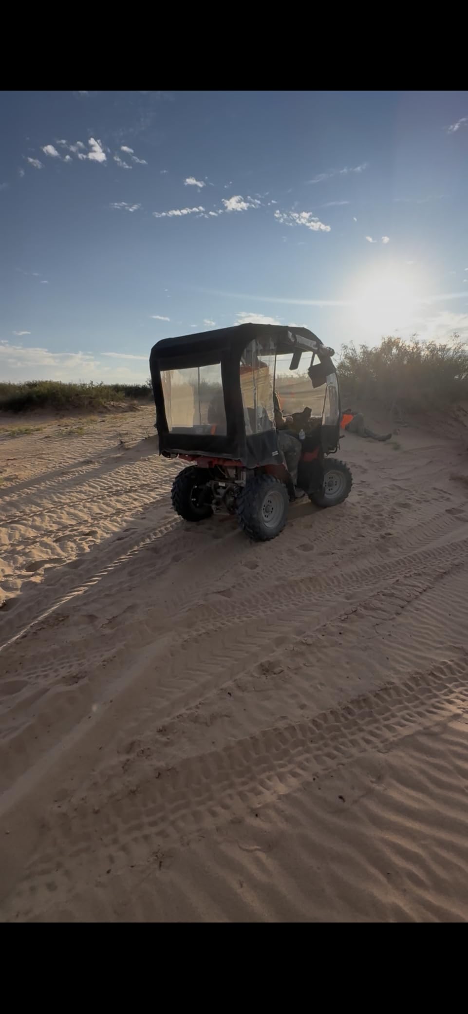 KEMIMOTO Extra Large ATV Cab Enclosure 3-in-1 Adjustable All-Weather Heavy Duty ATV Canopy Cover with Full Visibility Universal Compatible with Polaris Can-Am Kawasaki Arctic Cat CFMOTO customer photo 1
