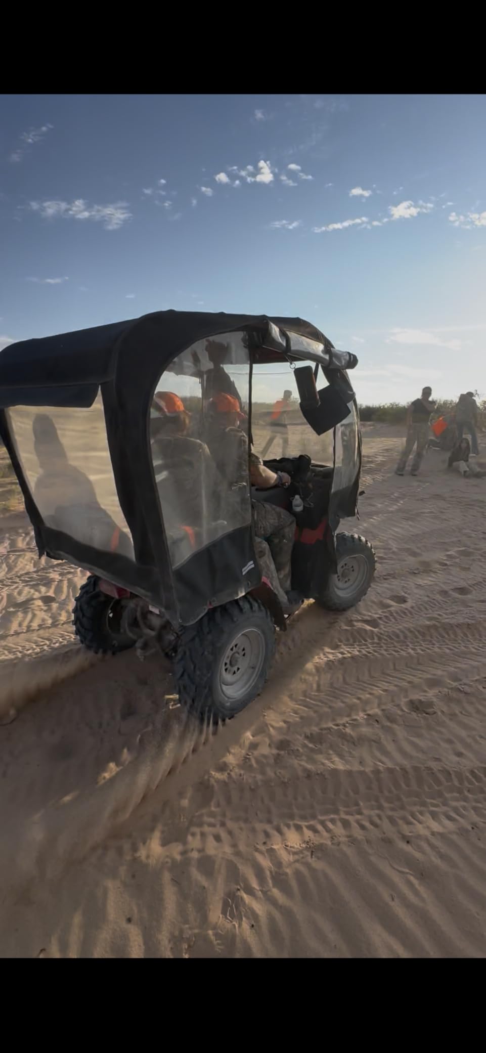 KEMIMOTO Extra Large ATV Cab Enclosure 3-in-1 Adjustable All-Weather Heavy Duty ATV Canopy Cover with Full Visibility Universal Compatible with Polaris Can-Am Kawasaki Arctic Cat CFMOTO customer photo 2